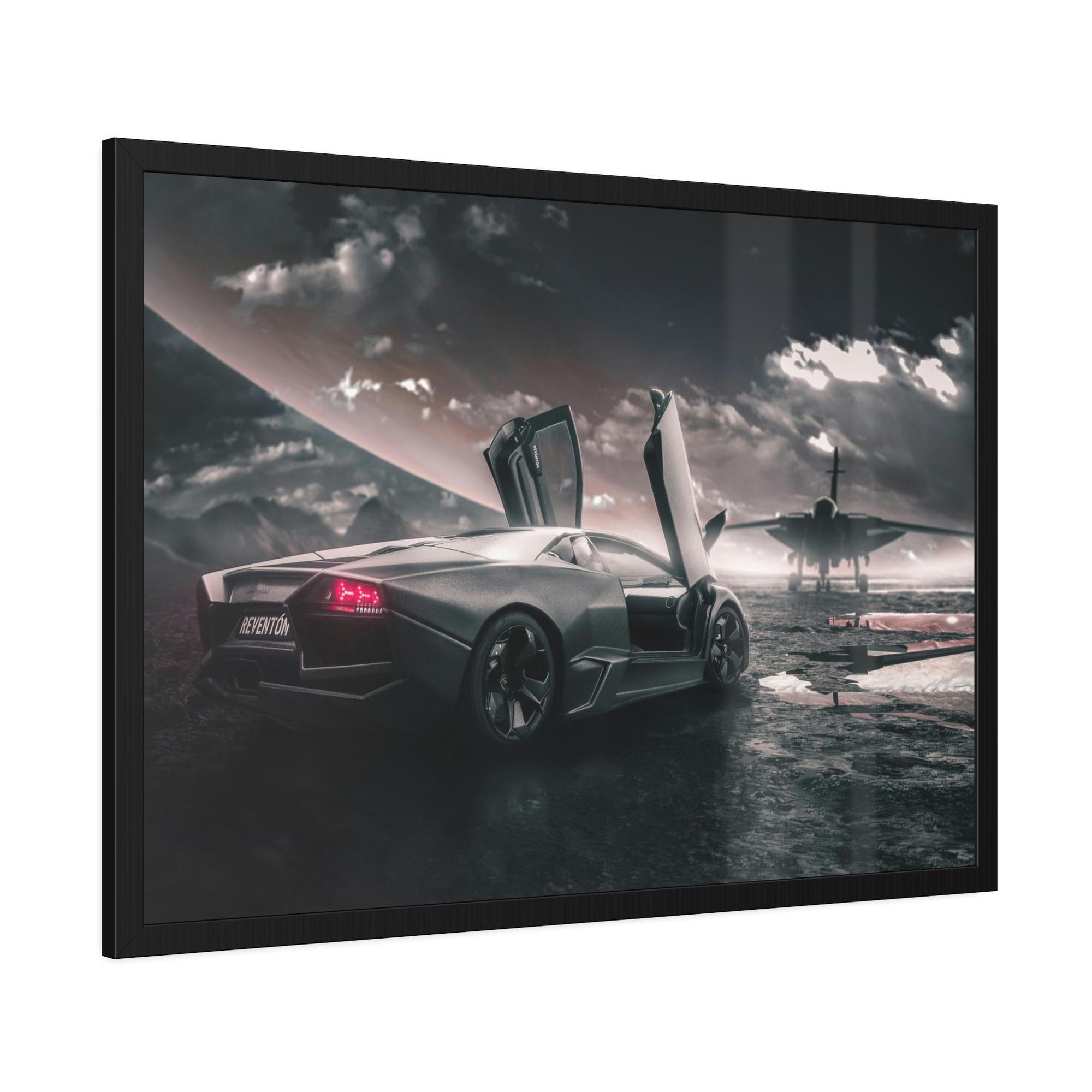 Lamborghini Exhilarating Speed: Lamborghini Canvas & Poster Print and Wall Art