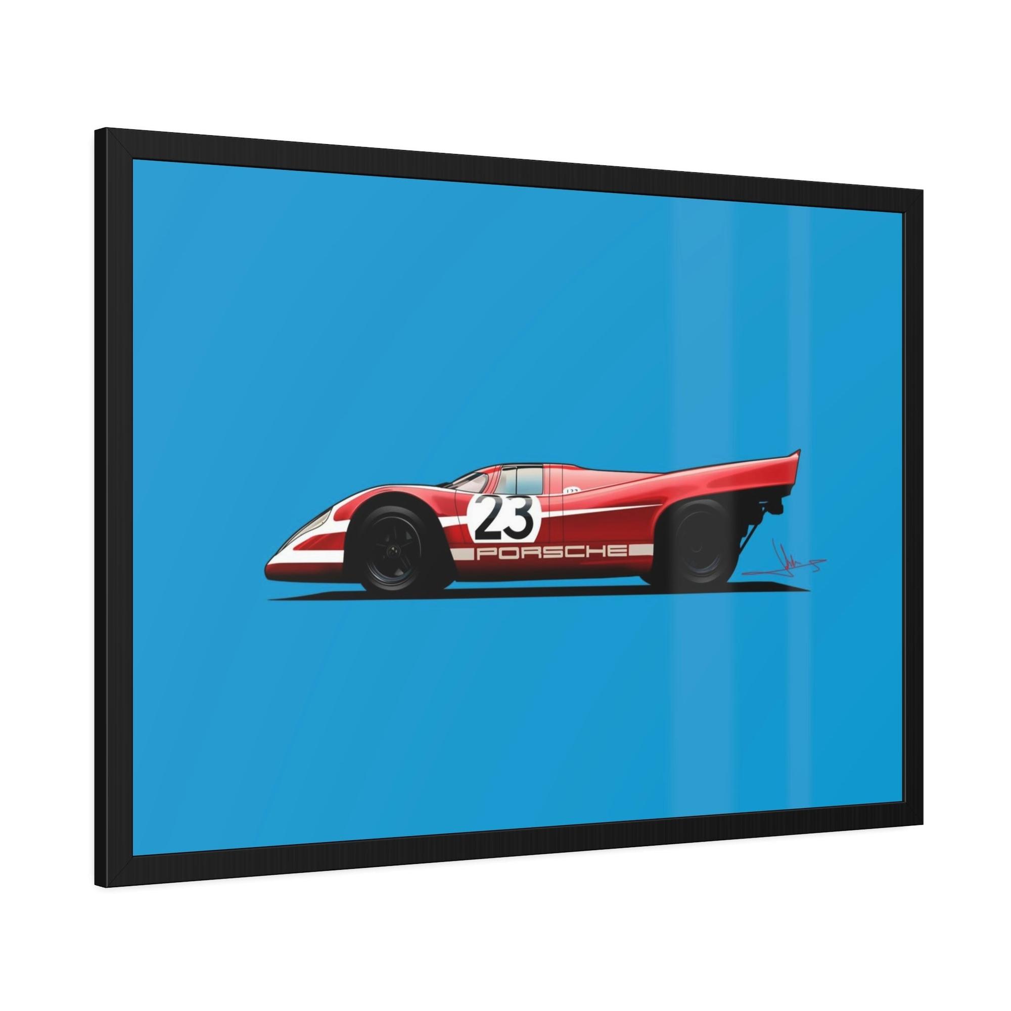 Porsche Porsche Legacy: Vintage Poster & Canvas for Car Enthusiasts