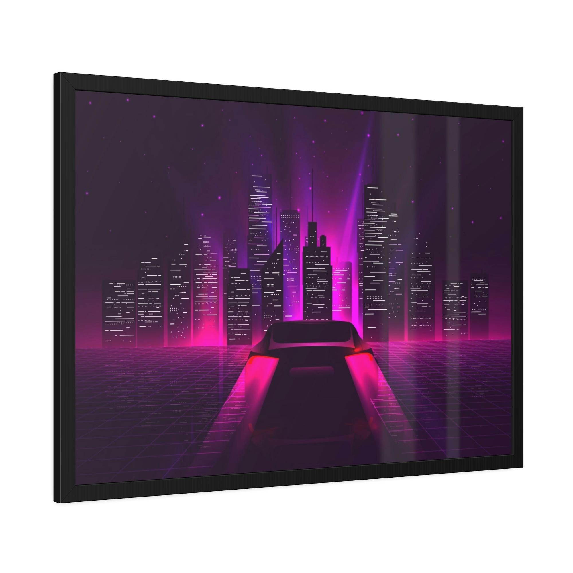 Neon Neon Splendor Revealed: Captivating Wall Art Prints with Radiant Glow