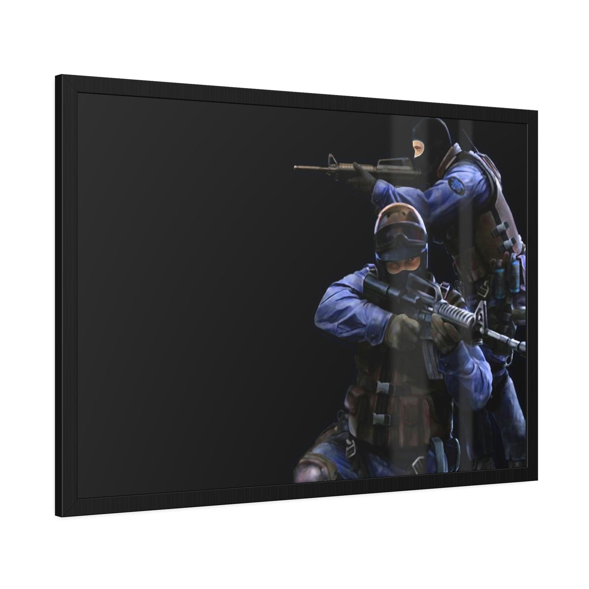 Counter Strike Legendary Battles: Iconic Counter Strike Poster & Canvas Wall Art