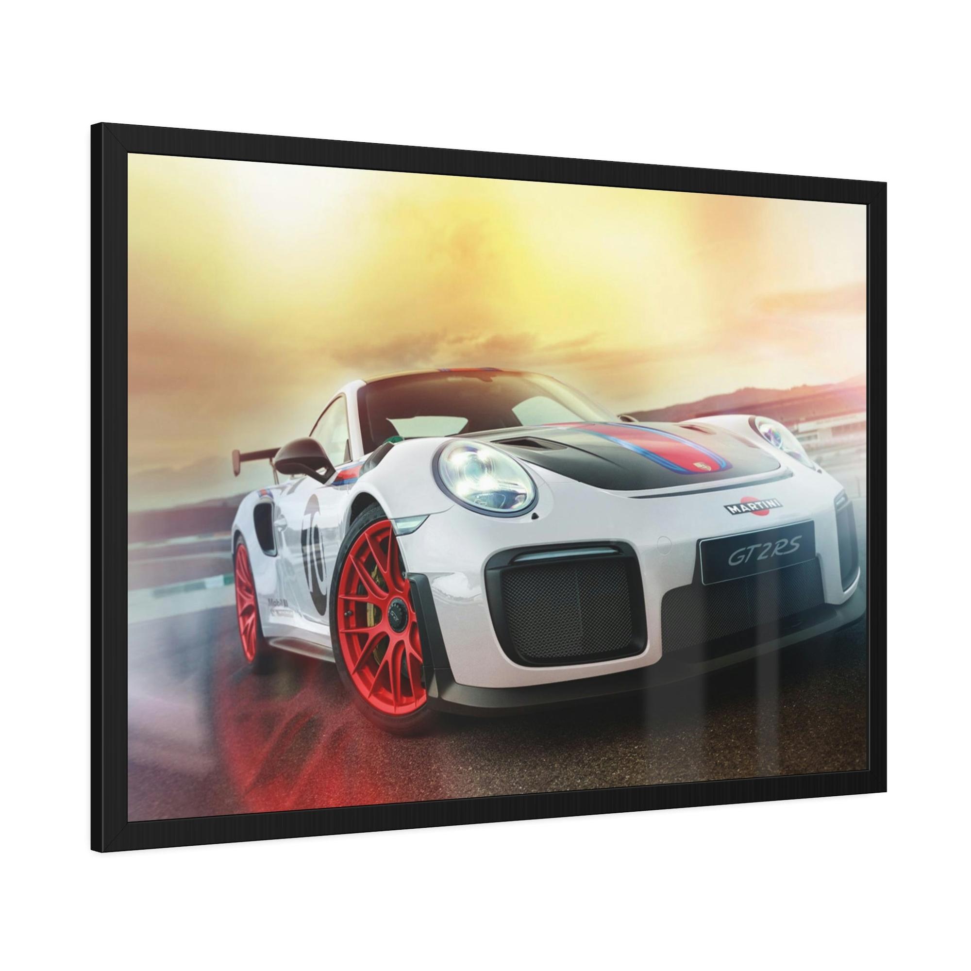Porsche Speed Demons: Poster & Canvas Print of a Porsche in Motion