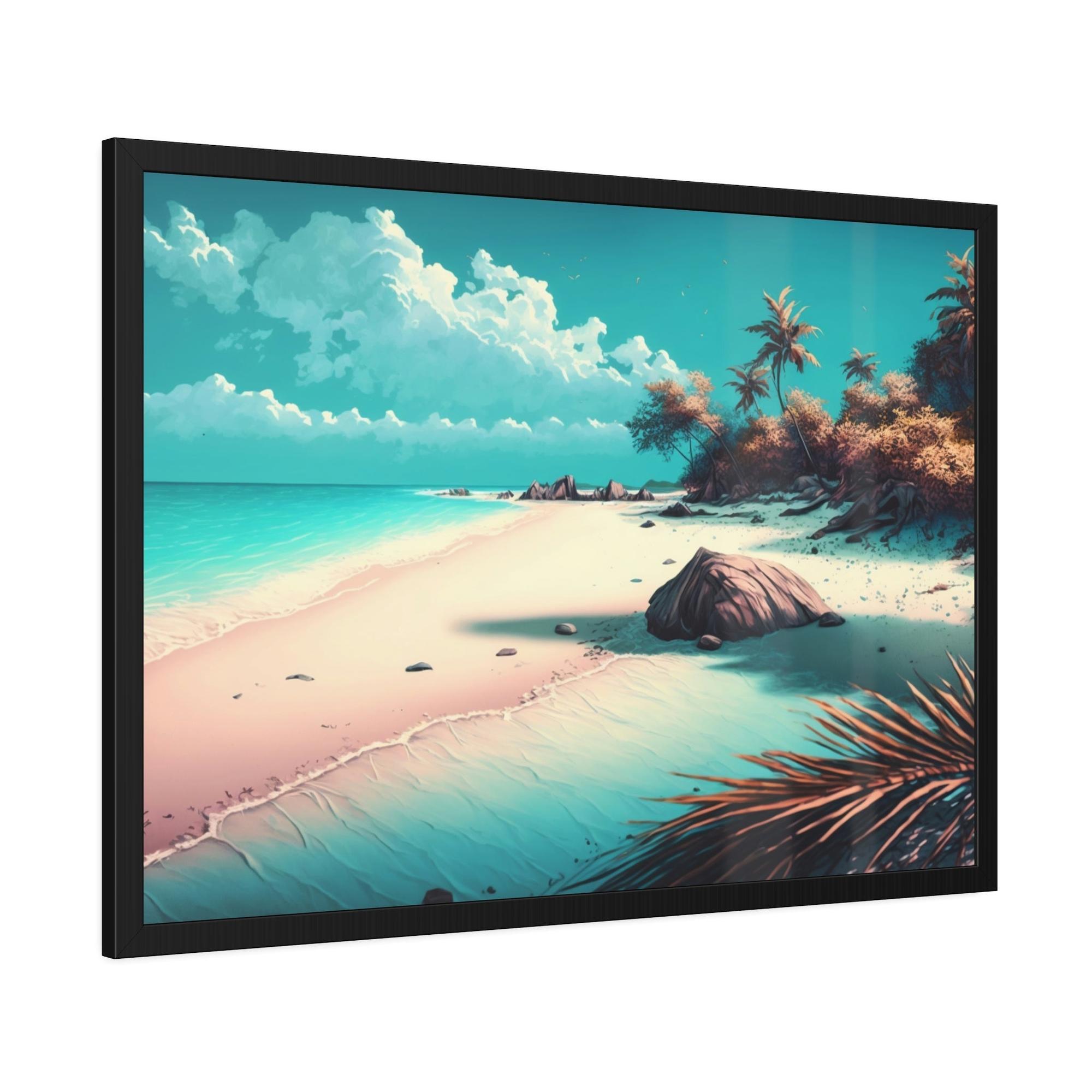 Tropical Beach Island Majesty: A Regal Paradise