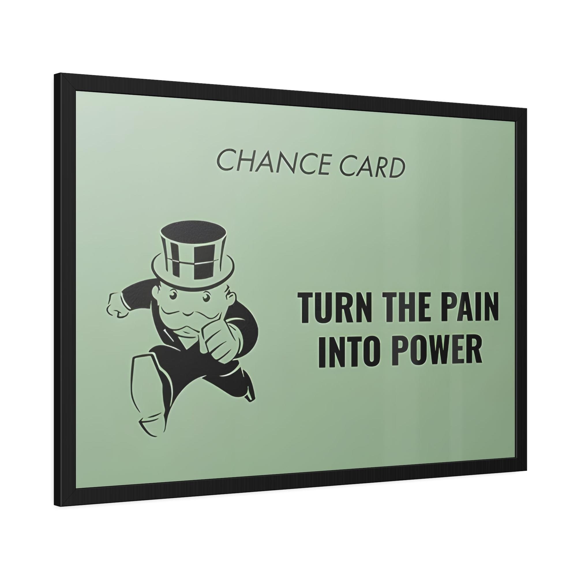 Monopoly & Motivation Monopoly's Motivation : Artistic Print on Framed Canvas & Poster