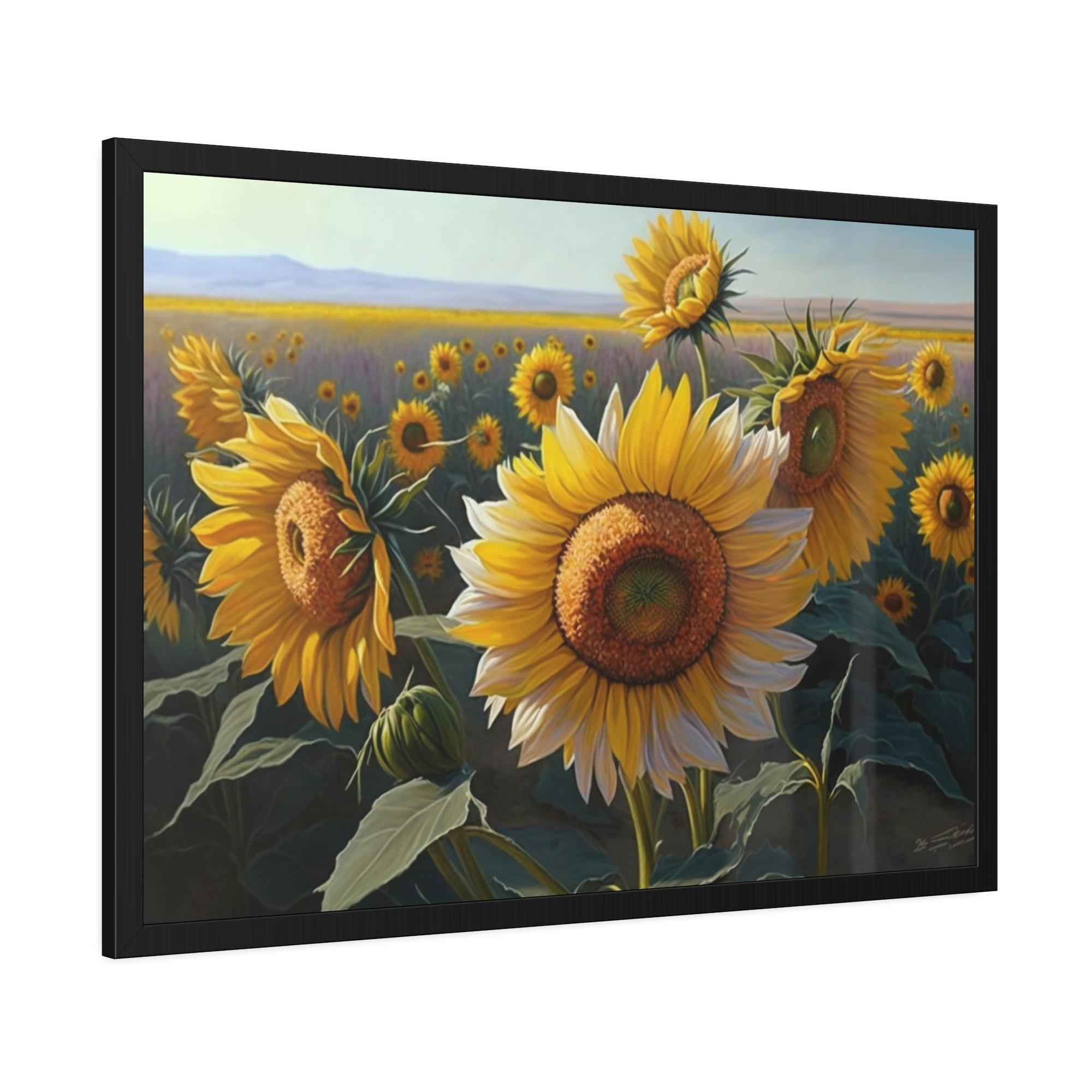 Sunflowers Sunflower Serenade: A Rhapsody of Color and Light in Nature's Garden