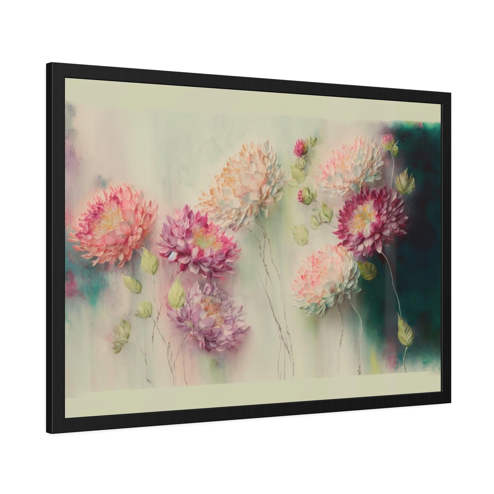Abstract Flower Natural Canvas & Poster Print of Abstract Petals: Floral Wall Decor