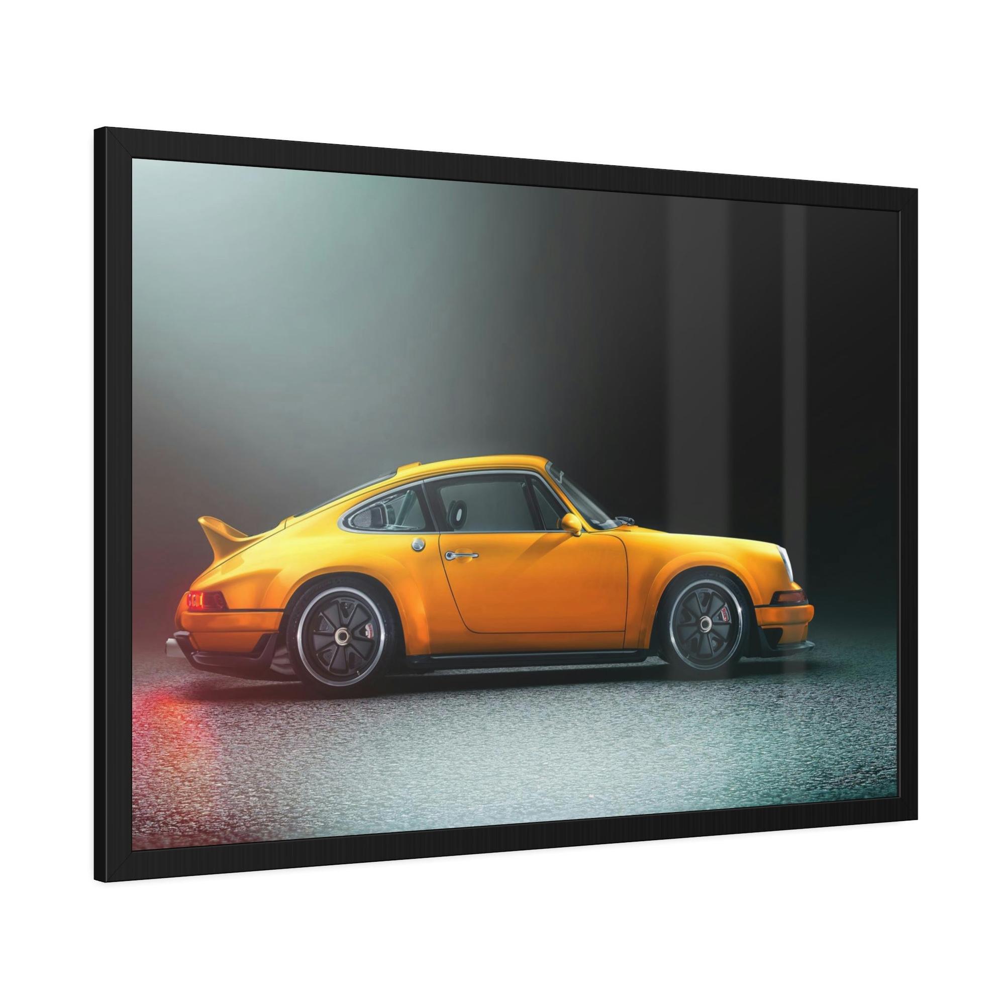 Porsche The Porsche Lifestyle: A Framed Poster of the Iconic Sports Car Brand