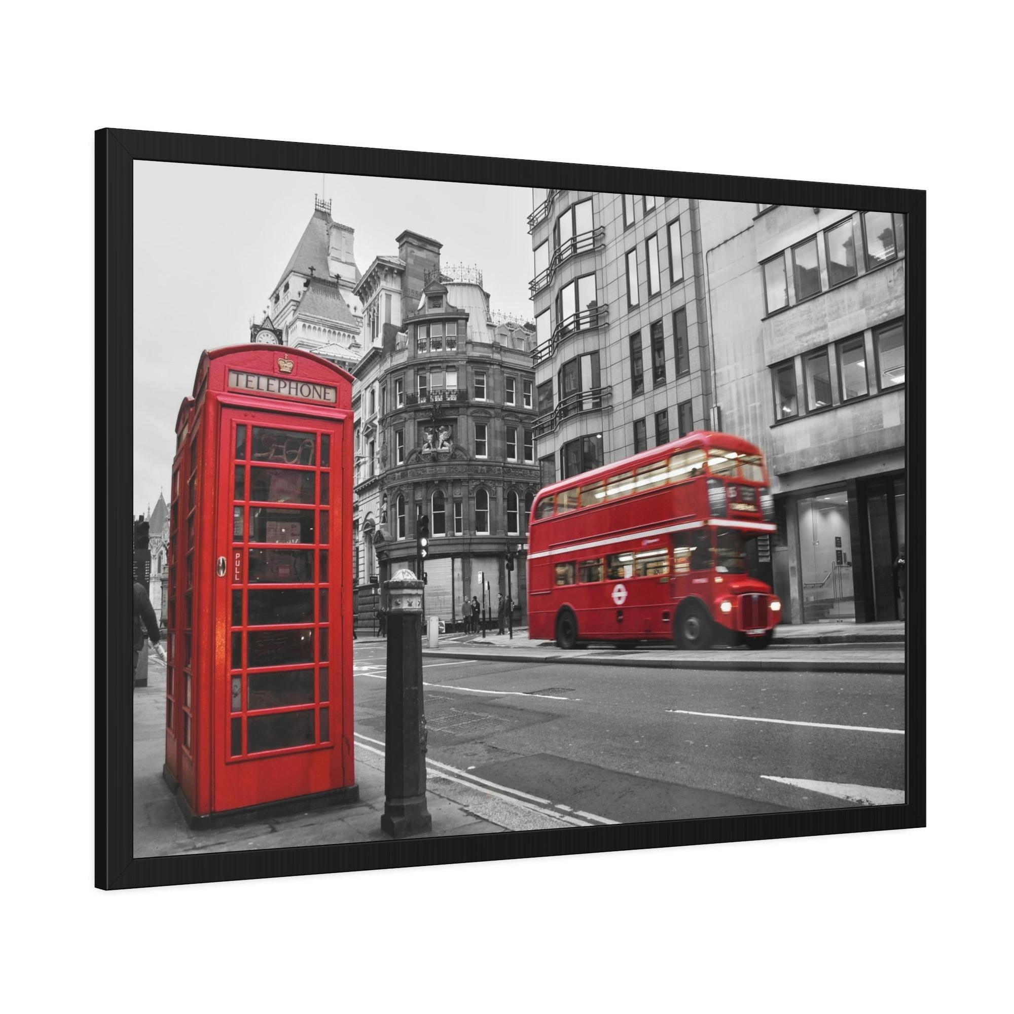 Bus Urban Journeys Unveiled: Artistic Bus Canvas Print