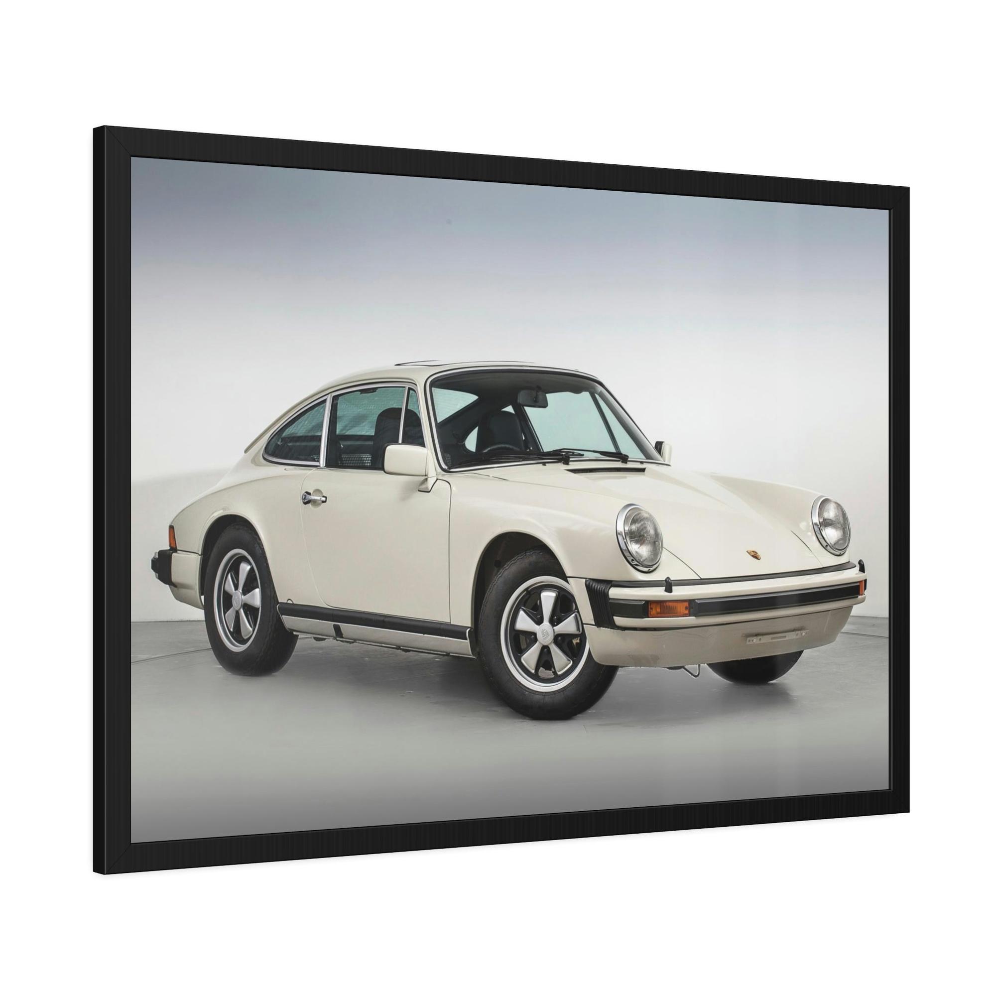 Porsche Classic Porsche Beauty: Framed Canvas Art for Car Collectors