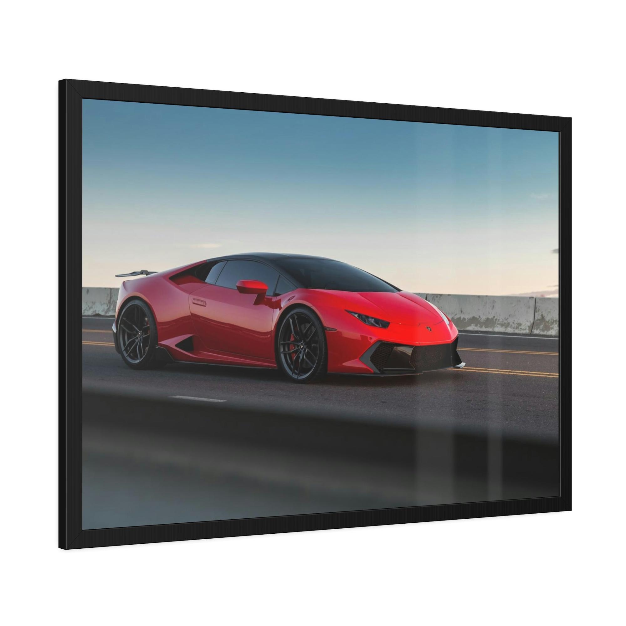Lamborghini Racing into the Future: Lamborghini Canvas & Poster on High-Quality Print