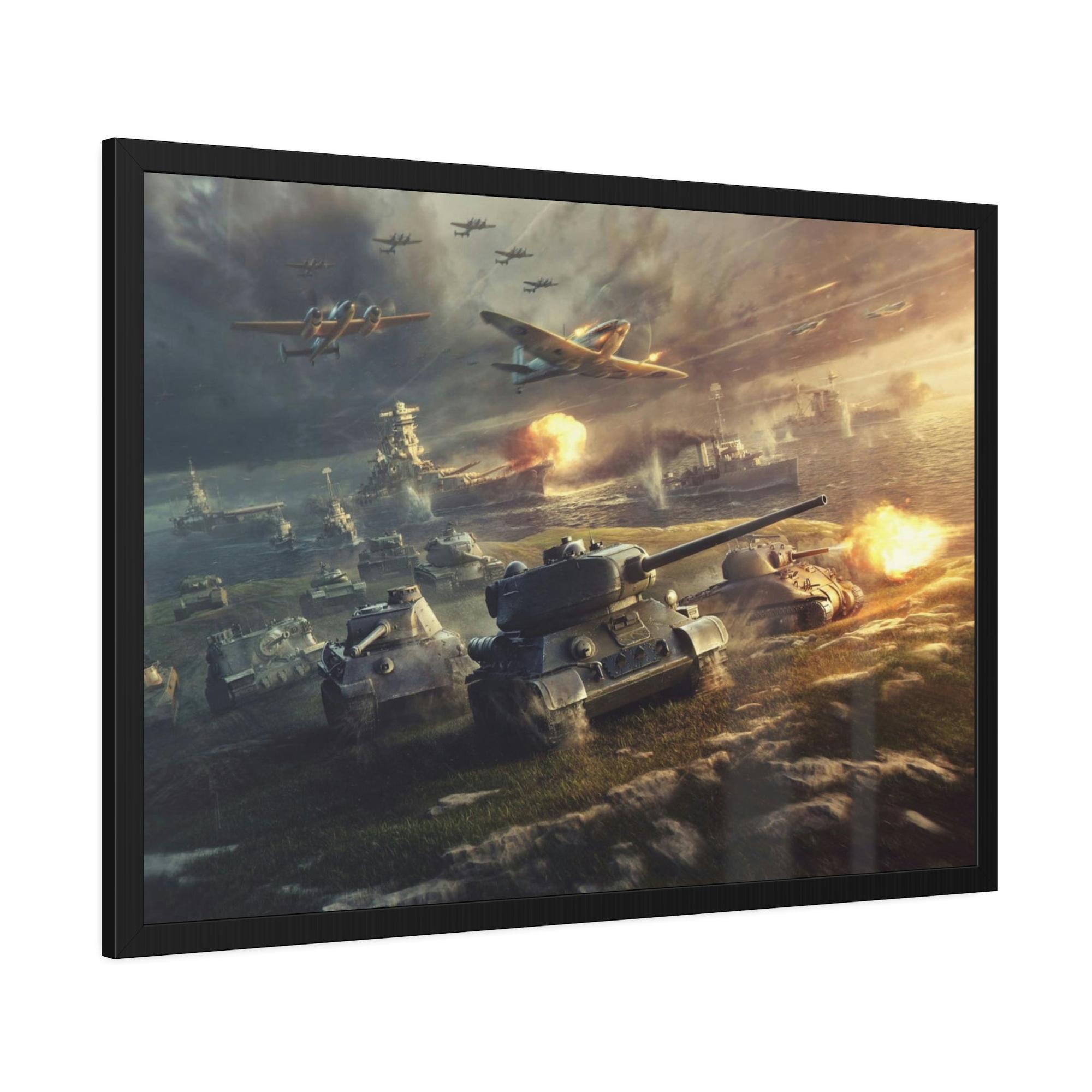 World Of Tanks Tankers' Chronicles: Captivating World of Tanks Canvas & Poster Wall Art