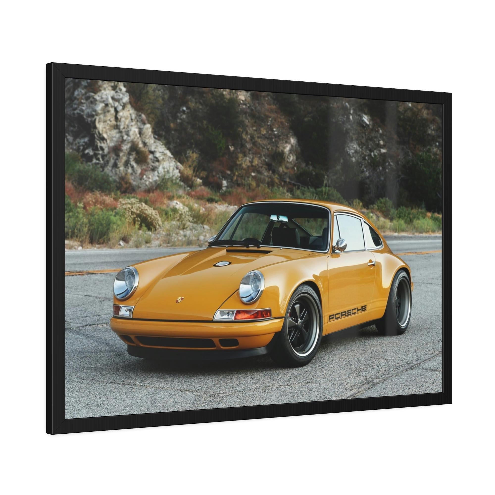 Porsche Racing Elegance on Canvas: Porsche-inspired Wall Art and Framed Posters