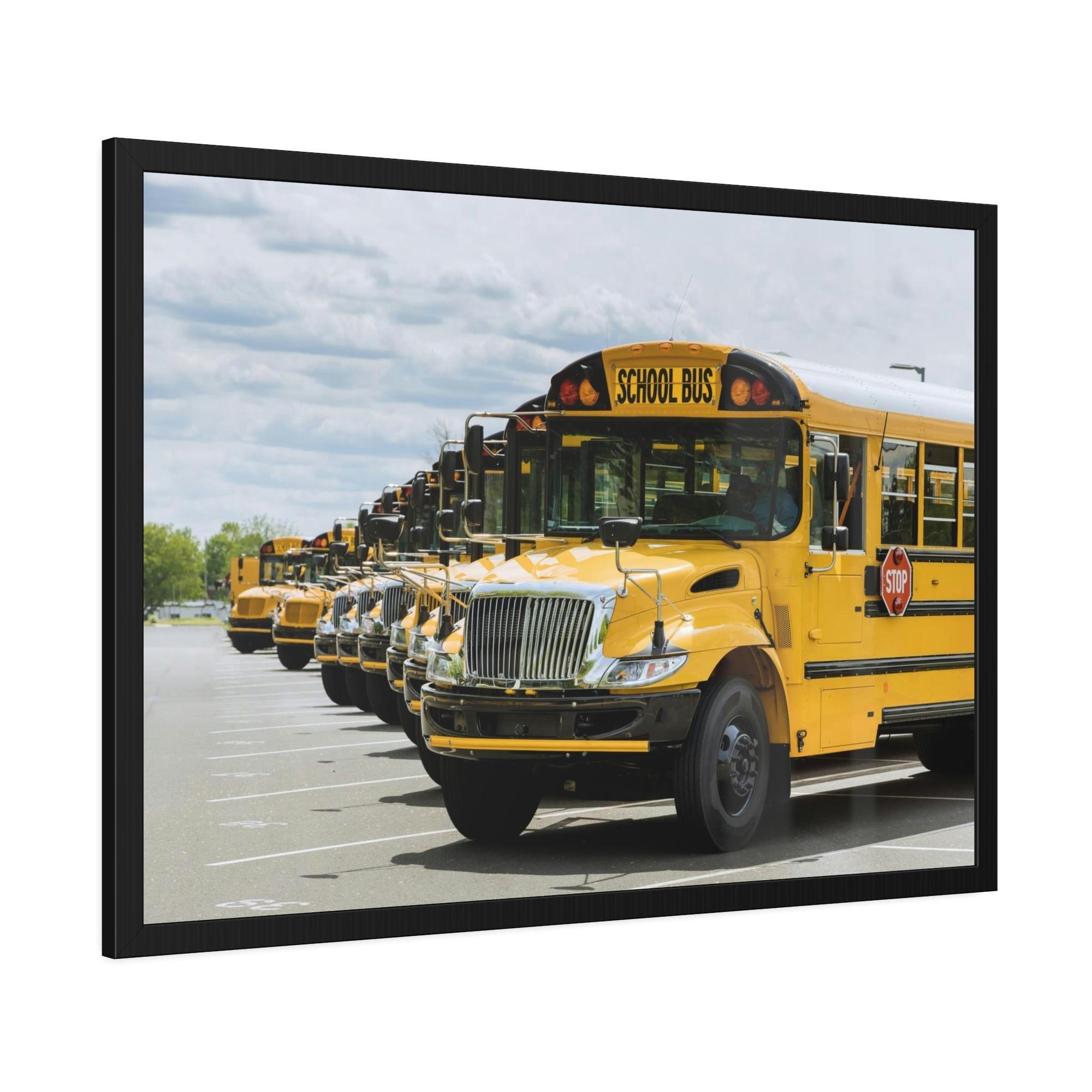Bus The Artful Commute: Expressing the Bus's Soul on Canvas & Poster