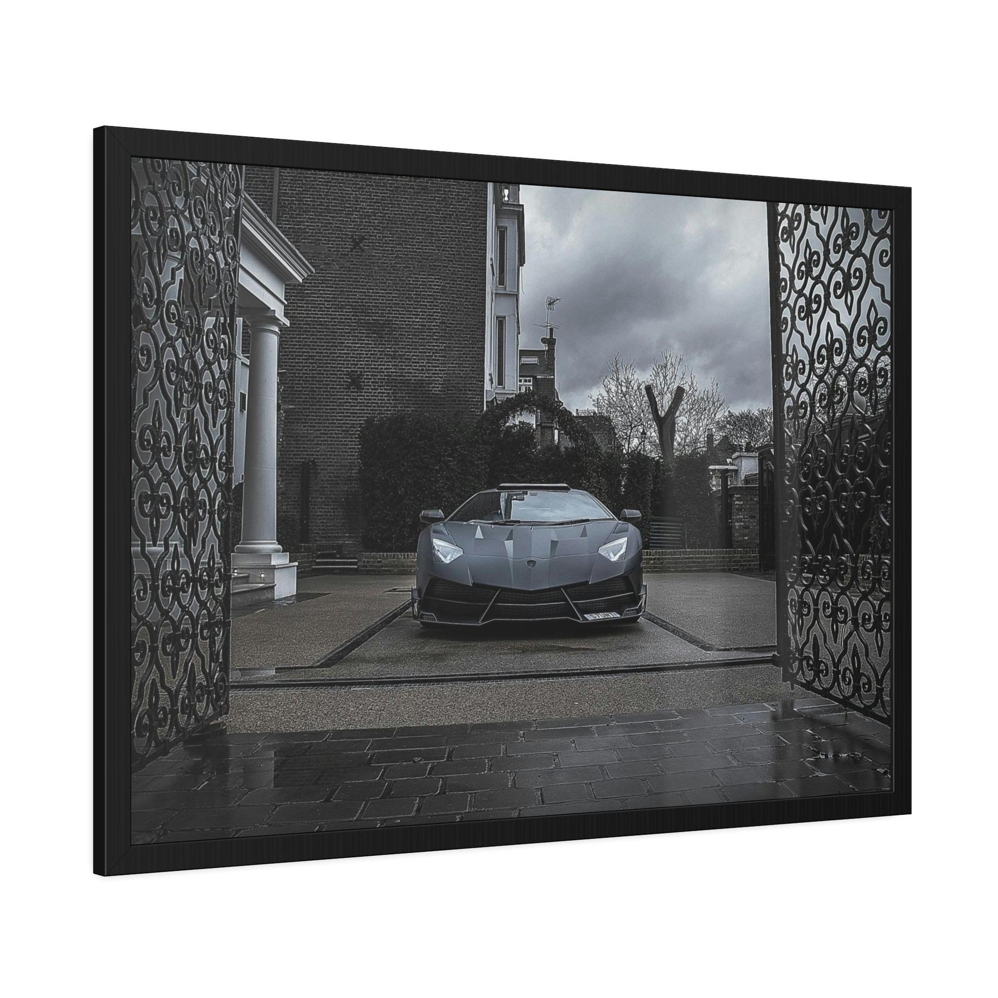 Lamborghini Speed Demon on Canvas & Poster: Captivating Artwork of Lamborghini