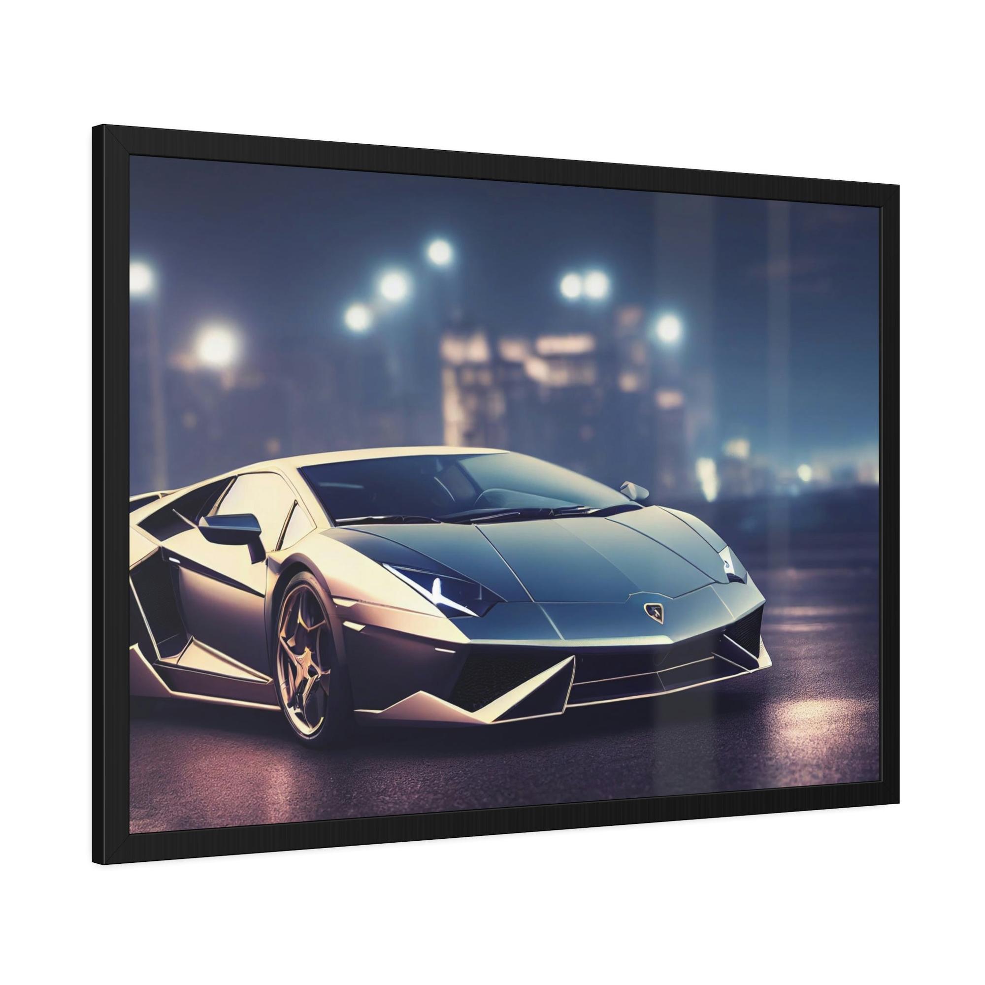 Lamborghini Speed Demon: Lamborghini Sports Car on Canvas & Poster
