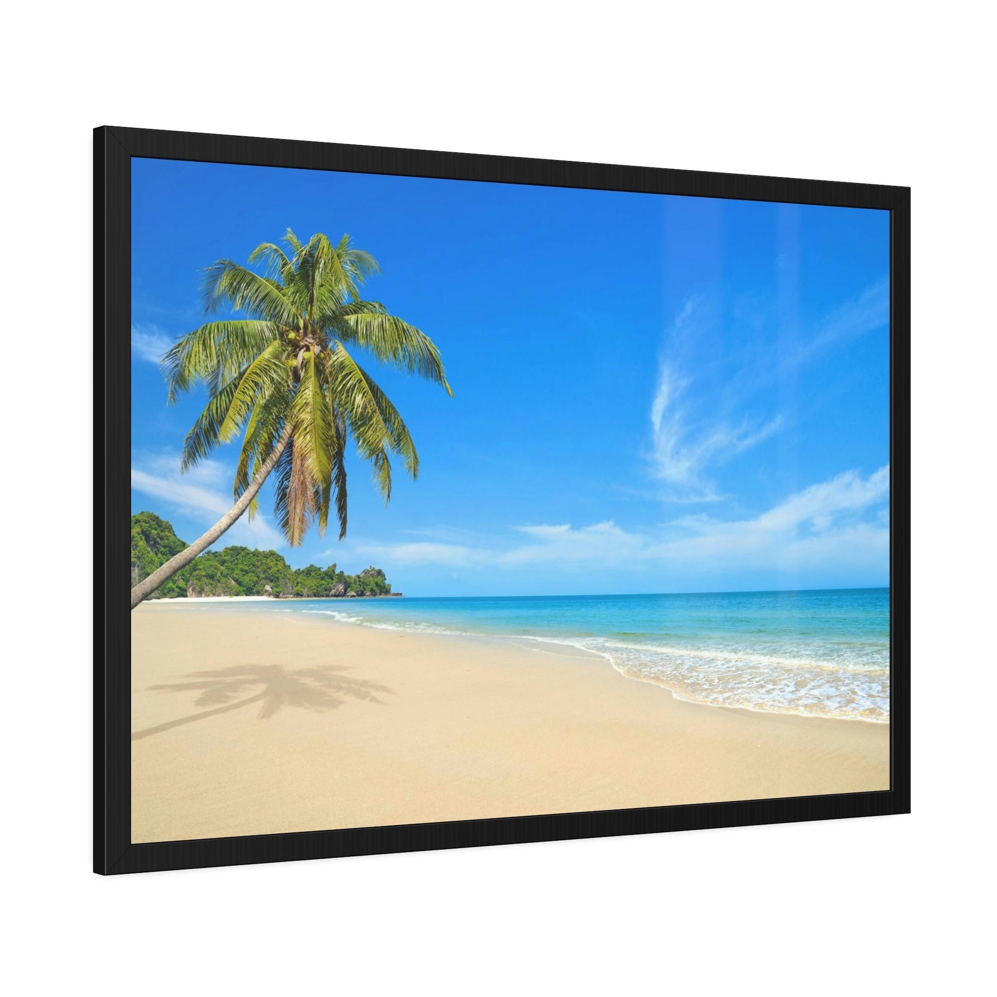 Island Beach Island Bliss: Canvas & Poster Art of a Beautiful Beach Destination
