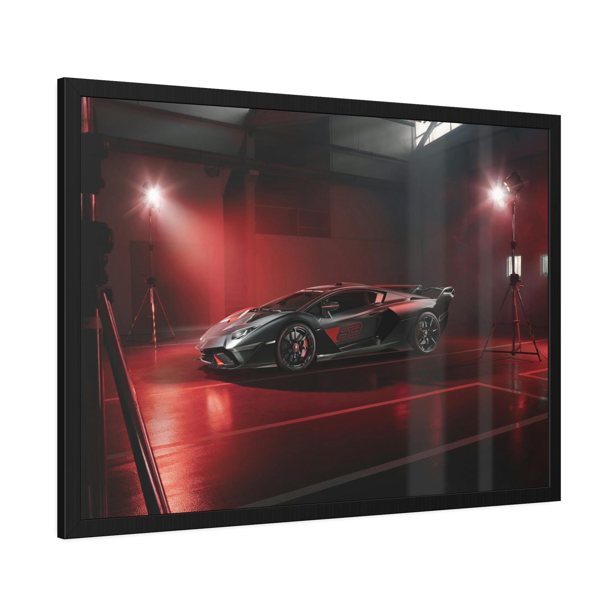 Lamborghini The Art of Lamborghini: A Stunning Framed Canvas Print