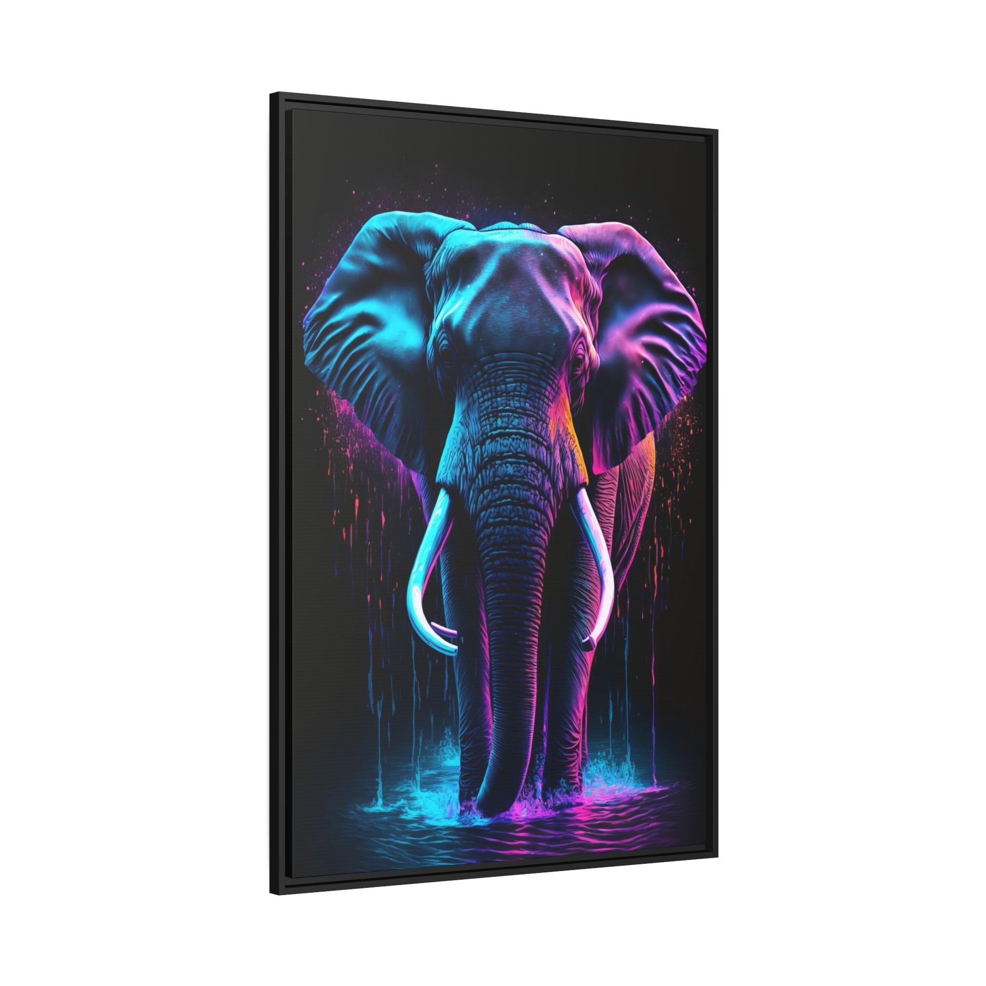 Elephants Elephant Elegance: Natural Canvas Wall Art for the Home
