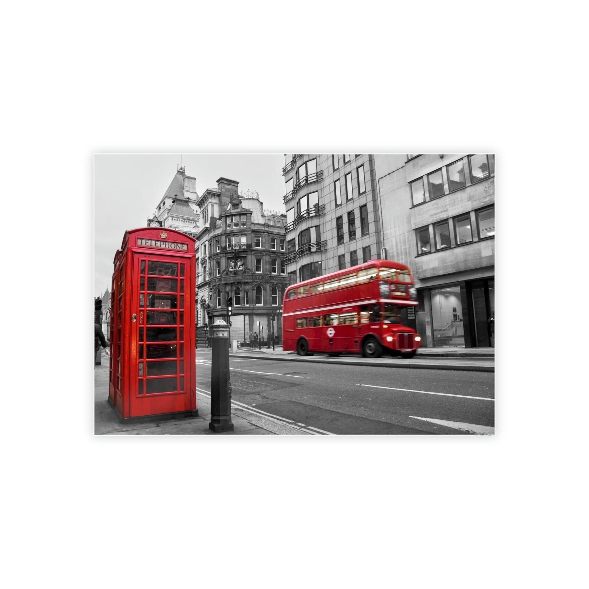 Bus Urban Journeys Unveiled: Artistic Bus Canvas Print
