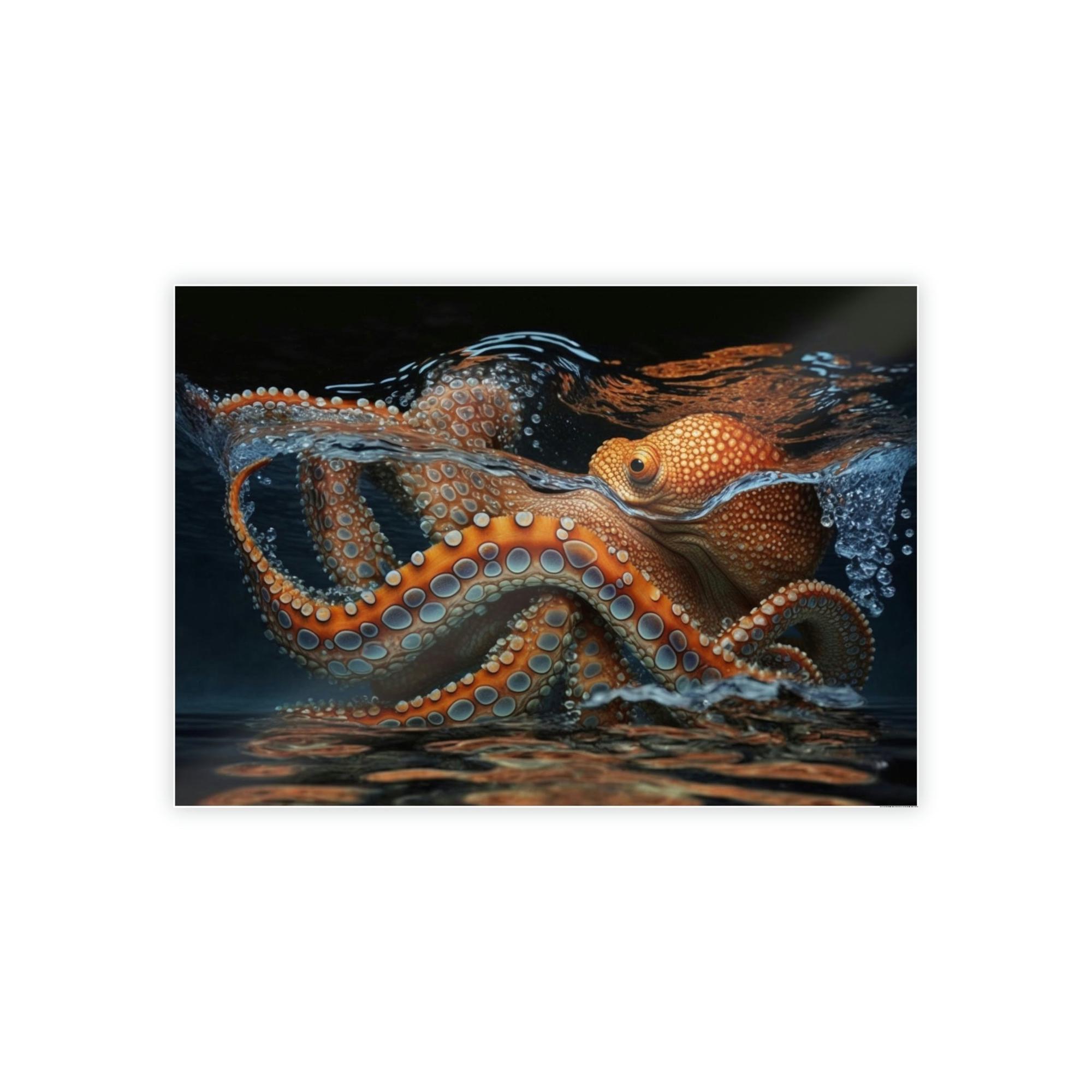 Octopuses Octopus Oasis: A Colorful Canvas Creation