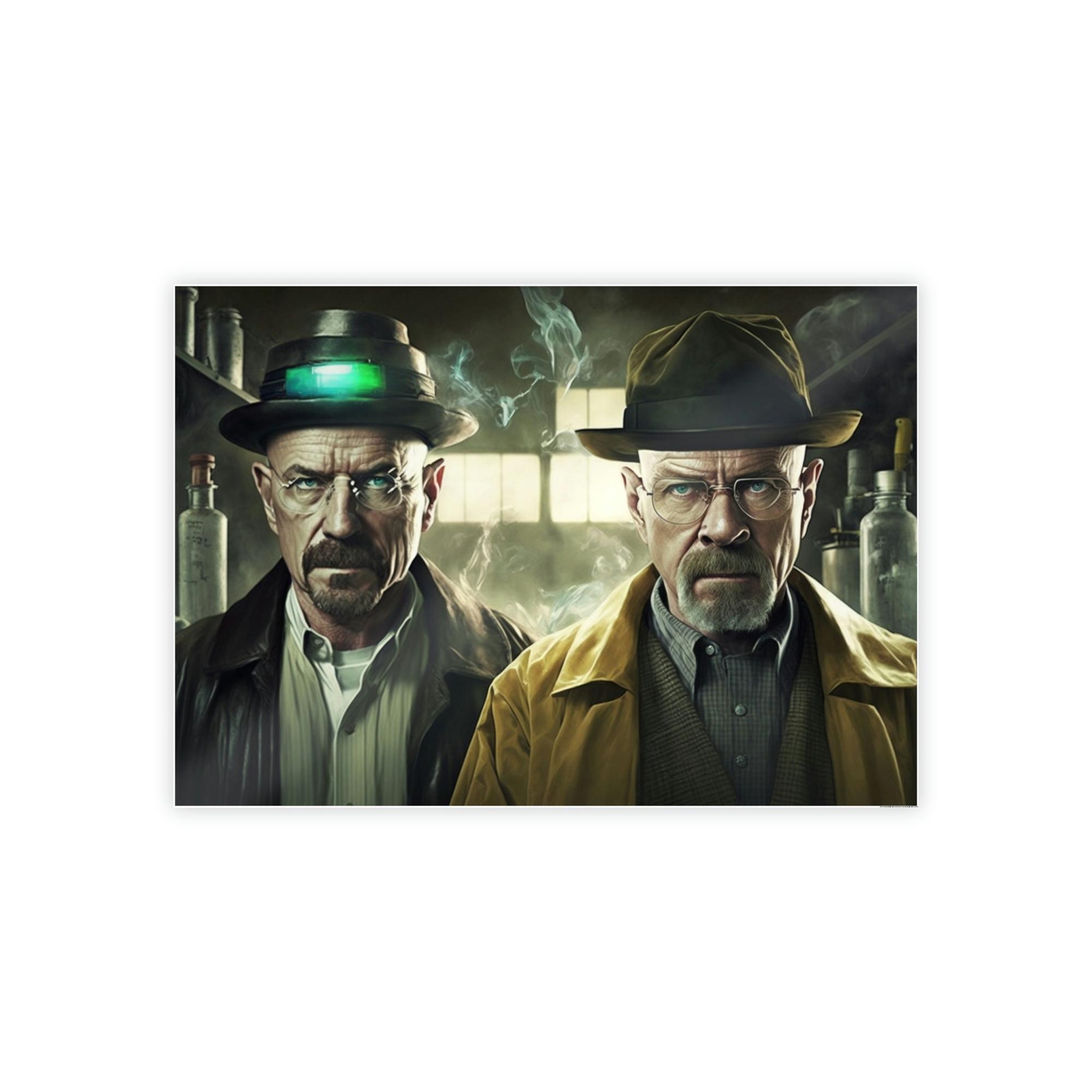 Breaking Bad Heisenberg's Legacy: Iconic Breaking Bad Artwork on Canvas