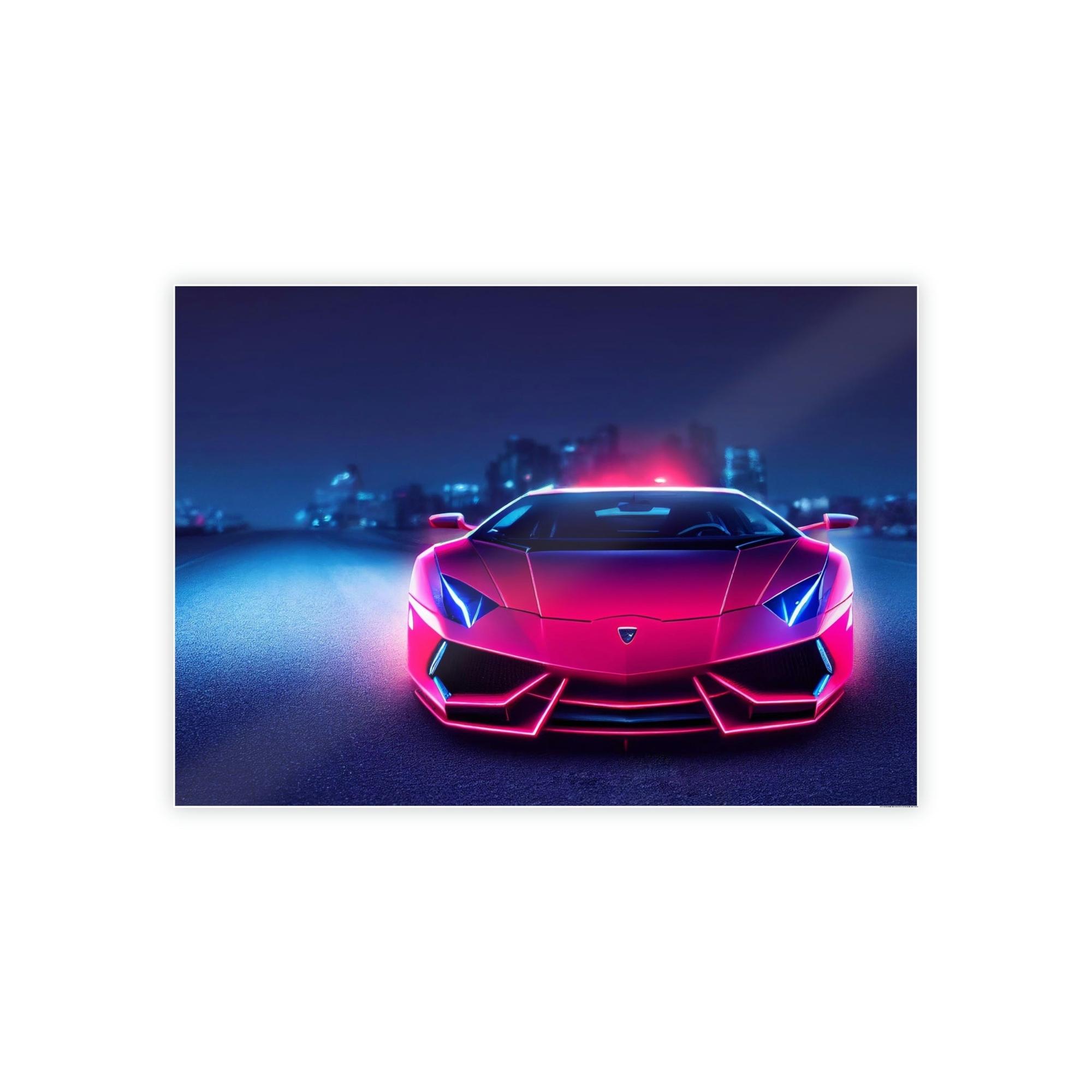 Lamborghini Elegance in Motion: Lamborghini Print on Canvas & Poster and Wall Art