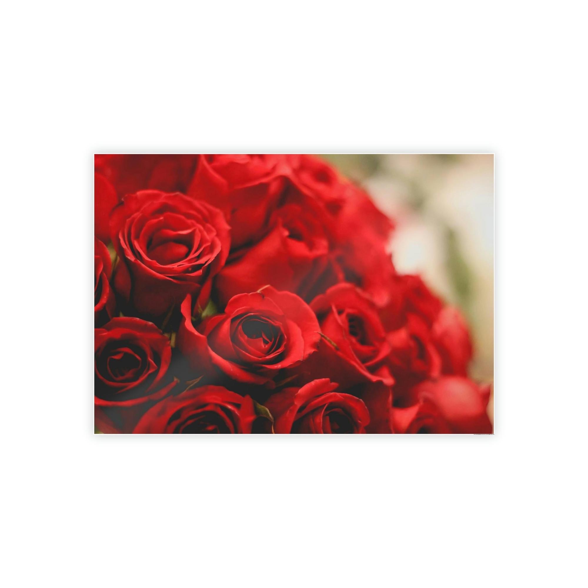 Roses The Beauty of Roses: A Realistic Painting on Canvas