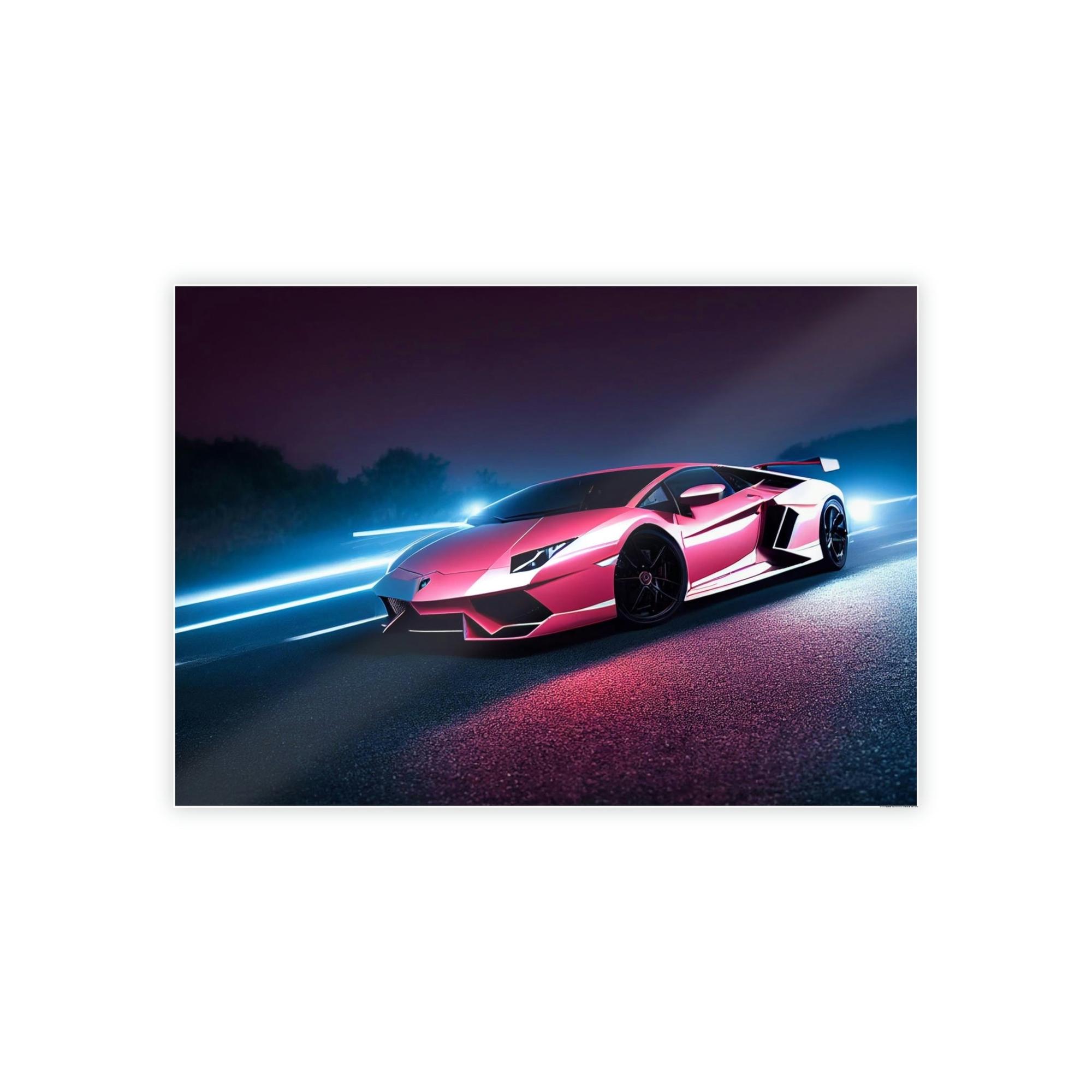 Lamborghini Artistic Expression of Power: Lamborghini Canvas & Poster Print and Wall Art