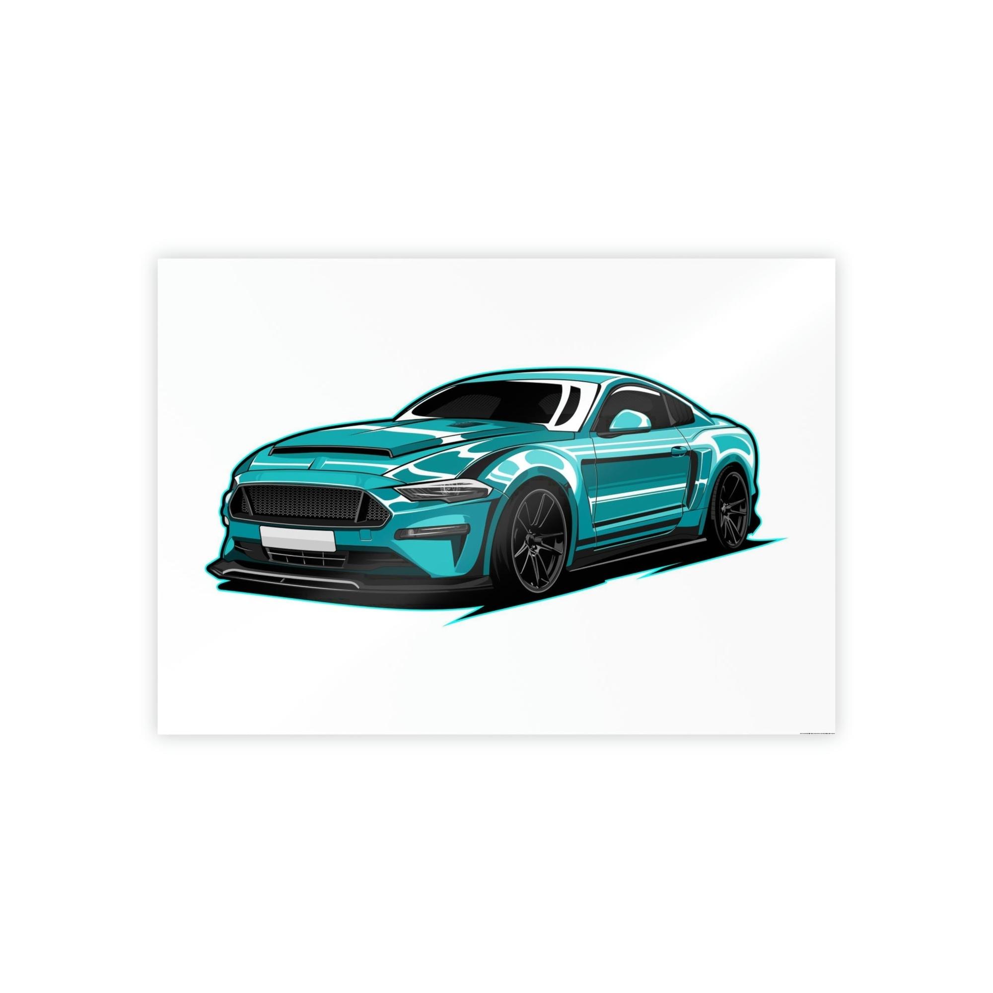 Mustang Majestic Mustang: Natural Canvas Wall Art and Framed Canvas & Poster Print