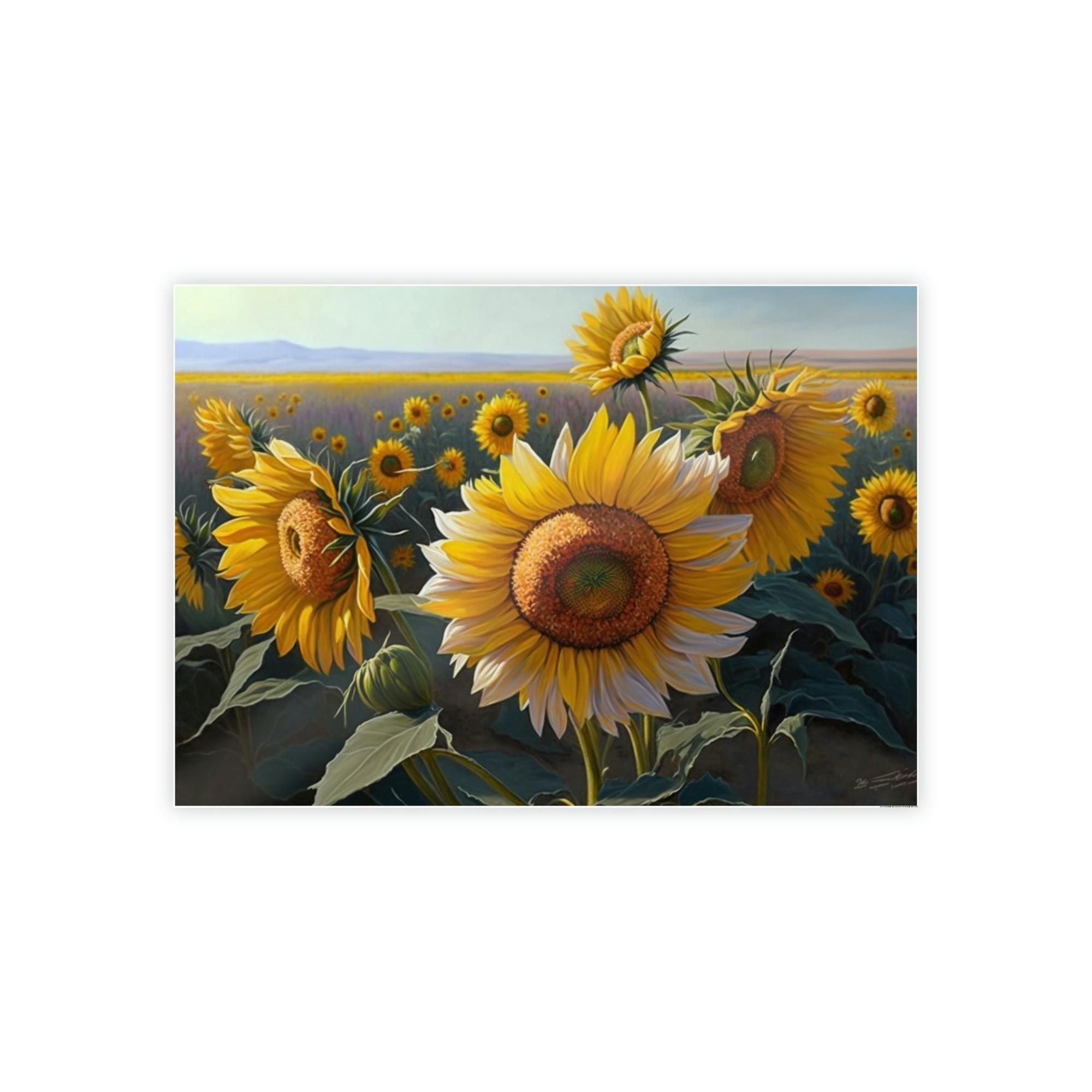 Sunflowers Sunflower Serenade: A Rhapsody of Color and Light in Nature's Garden