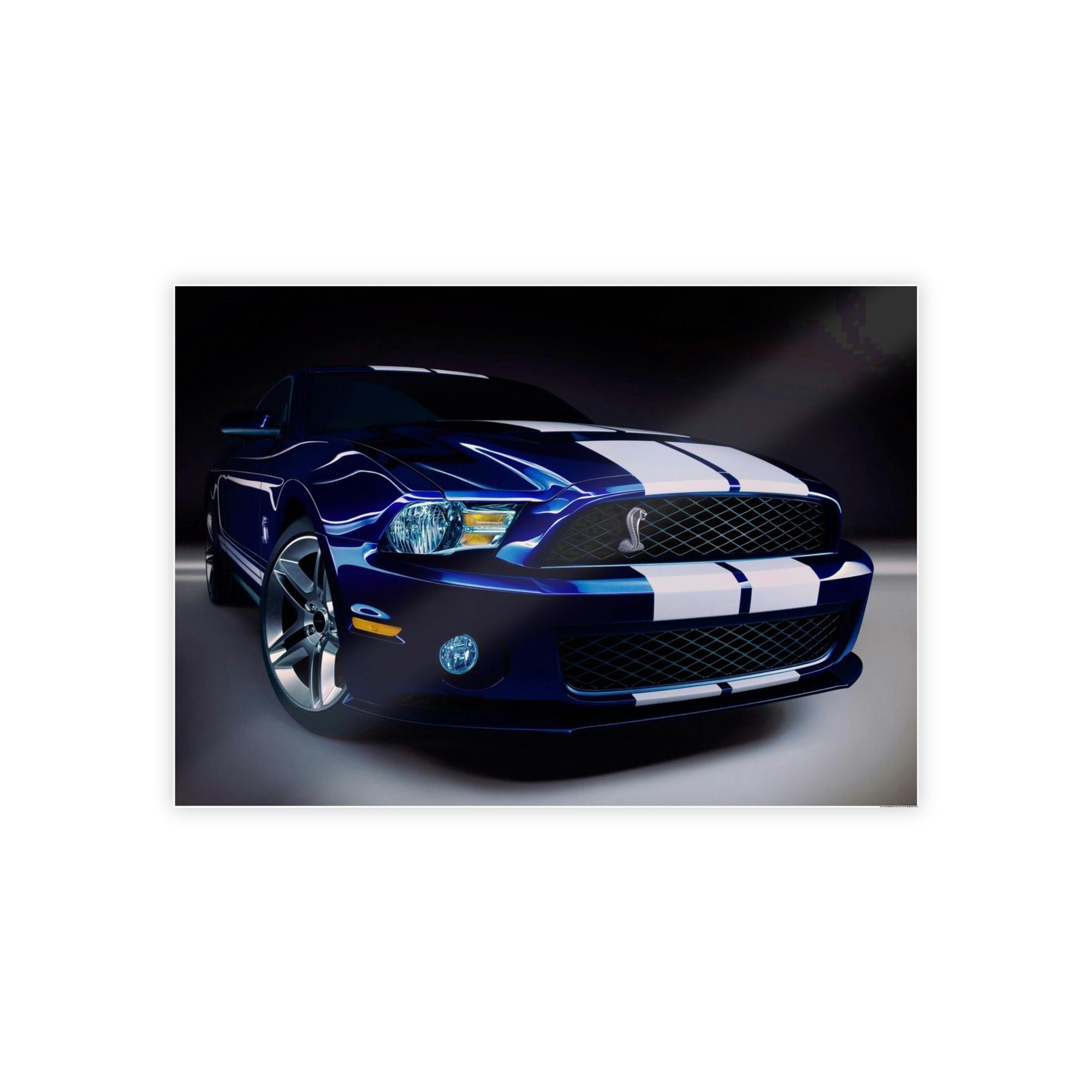 Mustang Mustang: Natural Canvas Wall Art and Framed Canvas & Poster Print