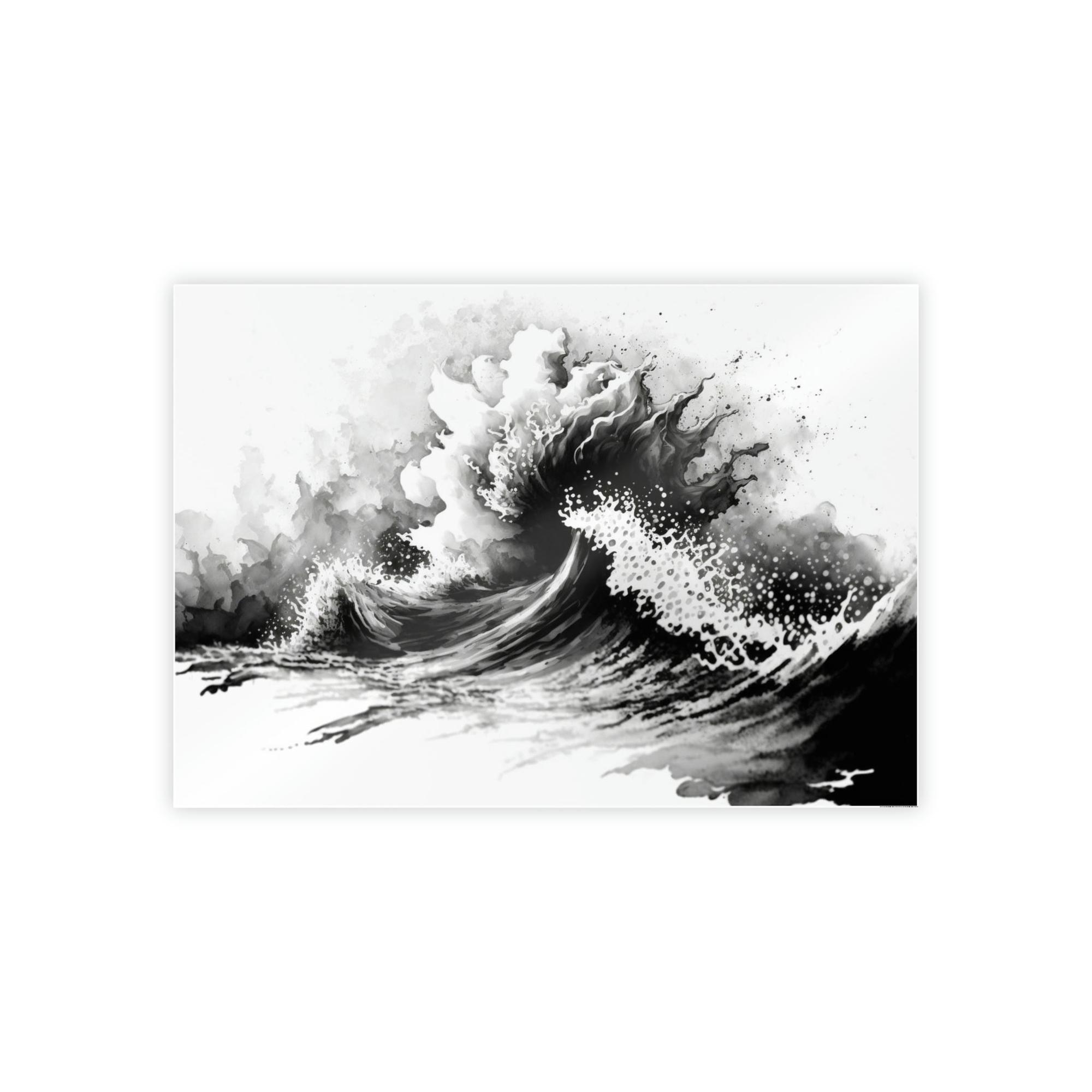 Black White The Beauty of Contrast: Black and White Art on Framed Canvas