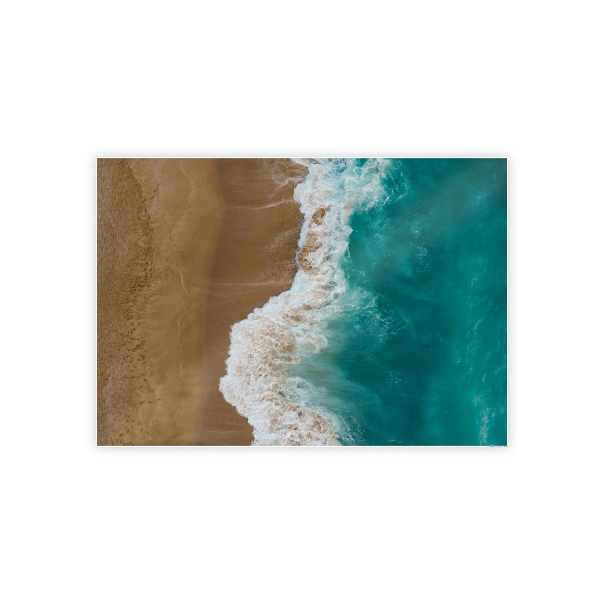 Coastal The Coastal Breeze: Framed Canvas & Poster of Refreshing Coastal View