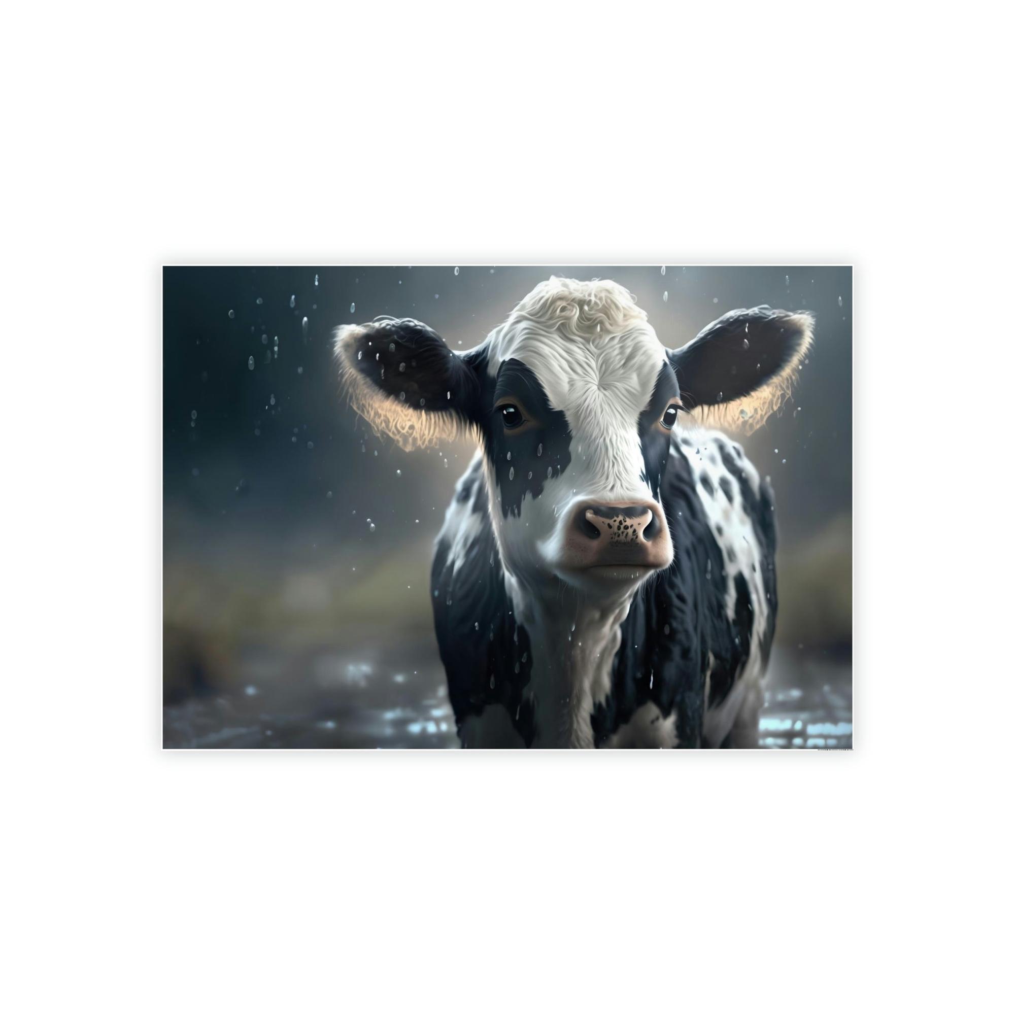 Cows Nature's Beauty: High-quality Cow Canvas Print for a Serene Wall Art Statement