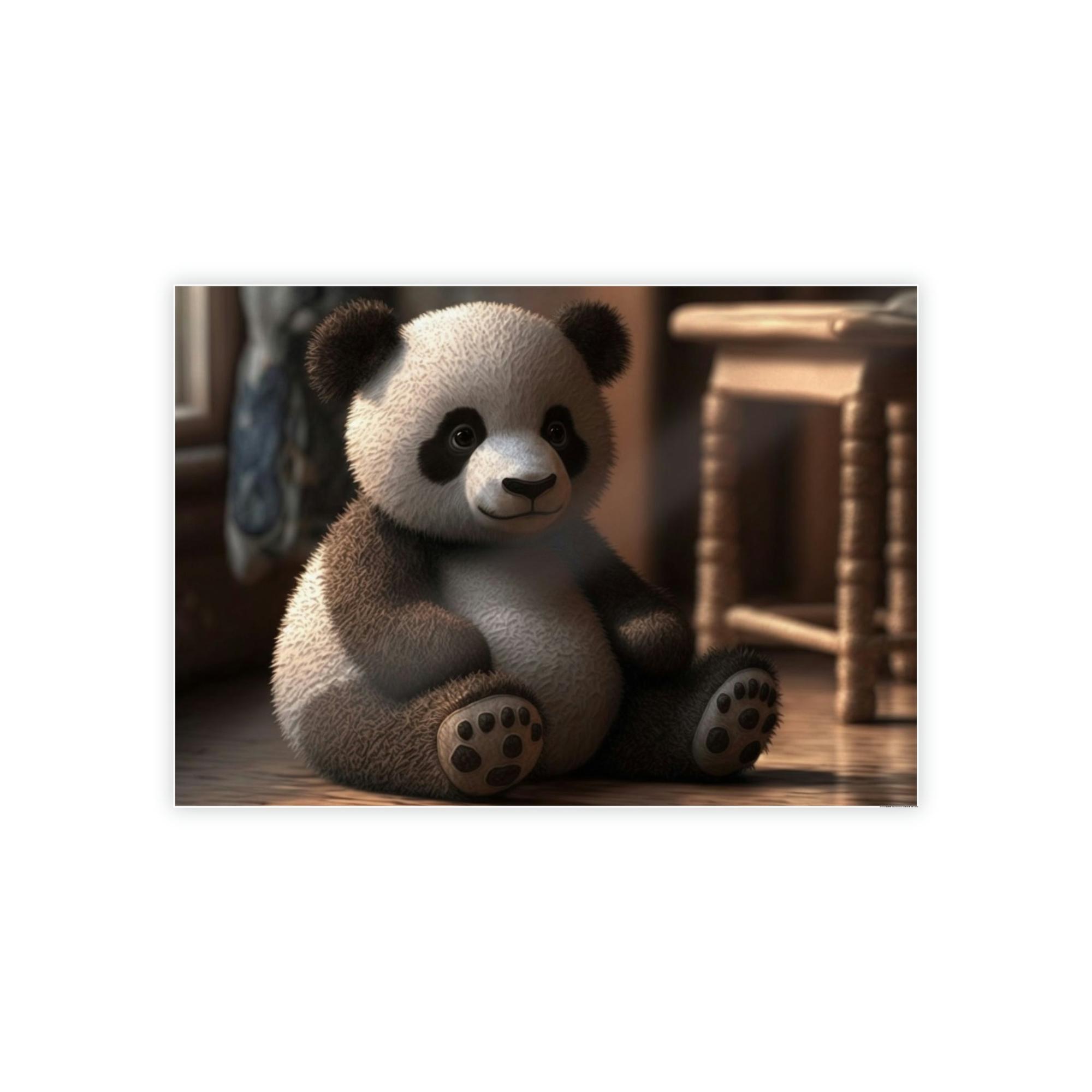 Pandas Panda Zen: Tranquility on Canvas