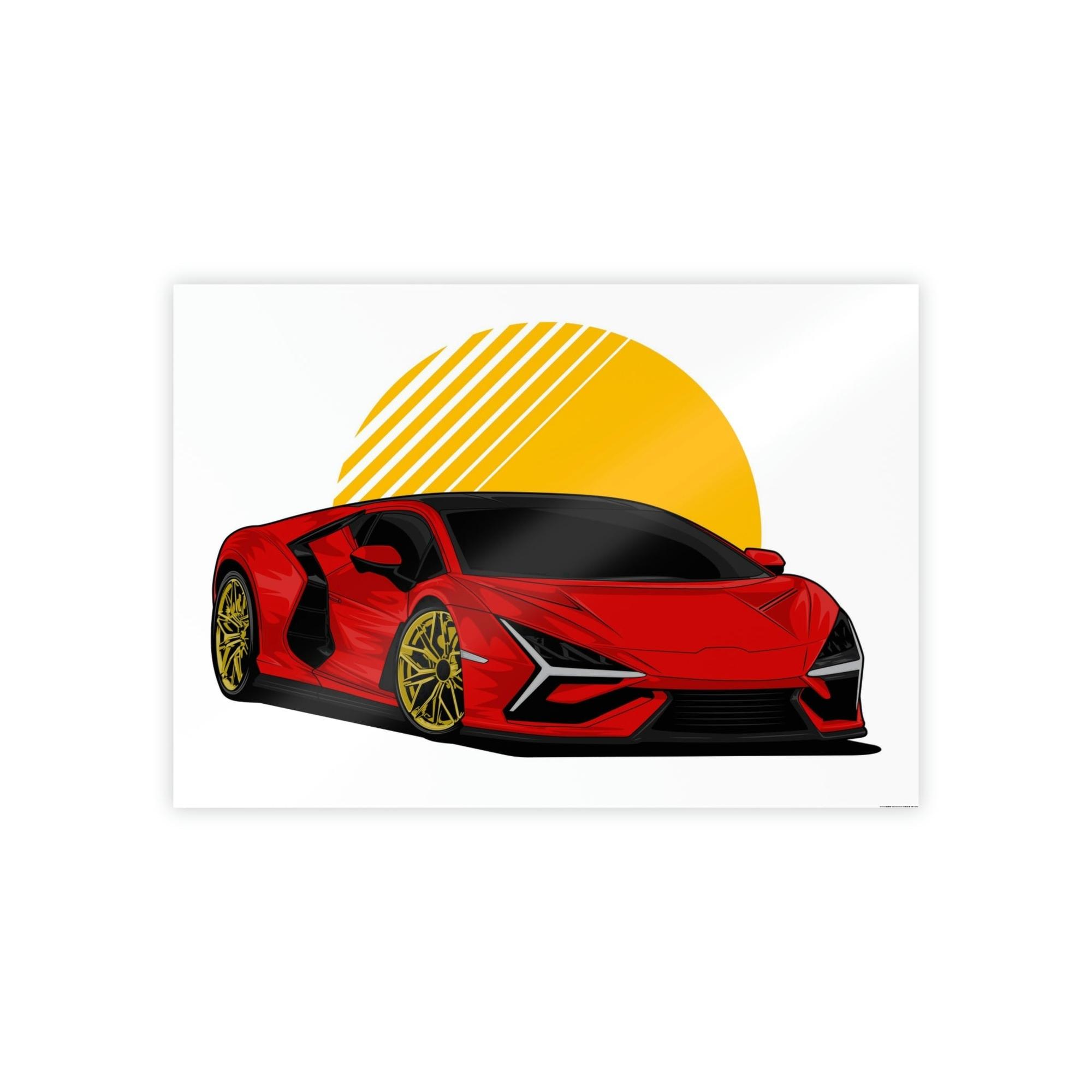 Lamborghini Lamborghini's Roar: High-Quality Canvas & Poster Wall Art