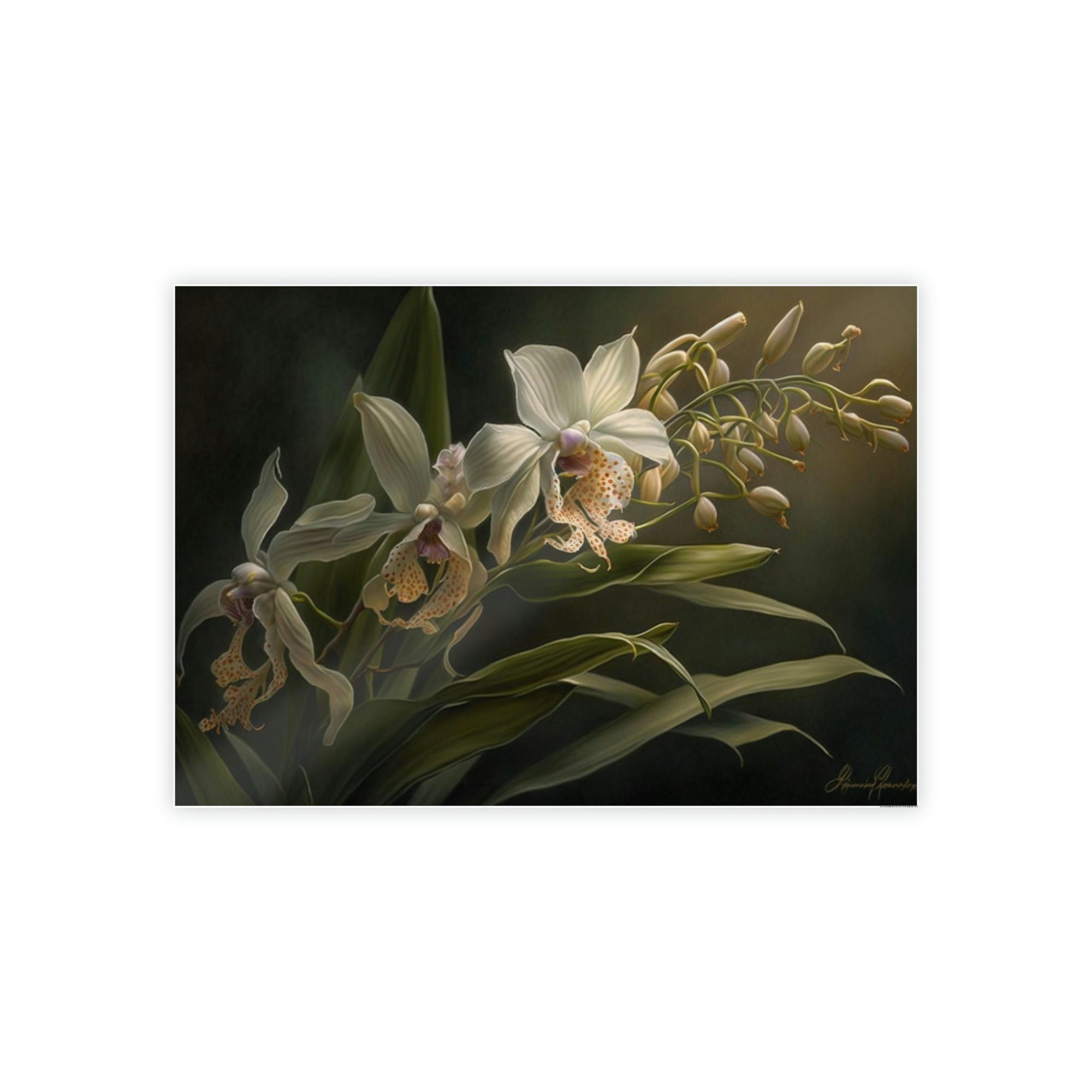 Orchids Exotic Blooms: Orchids on Canvas