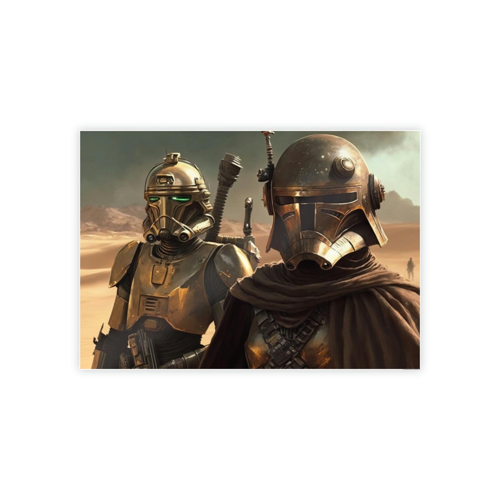 Star Wars Interstellar Adventure: Print Canvas Art with Star Wars Theme