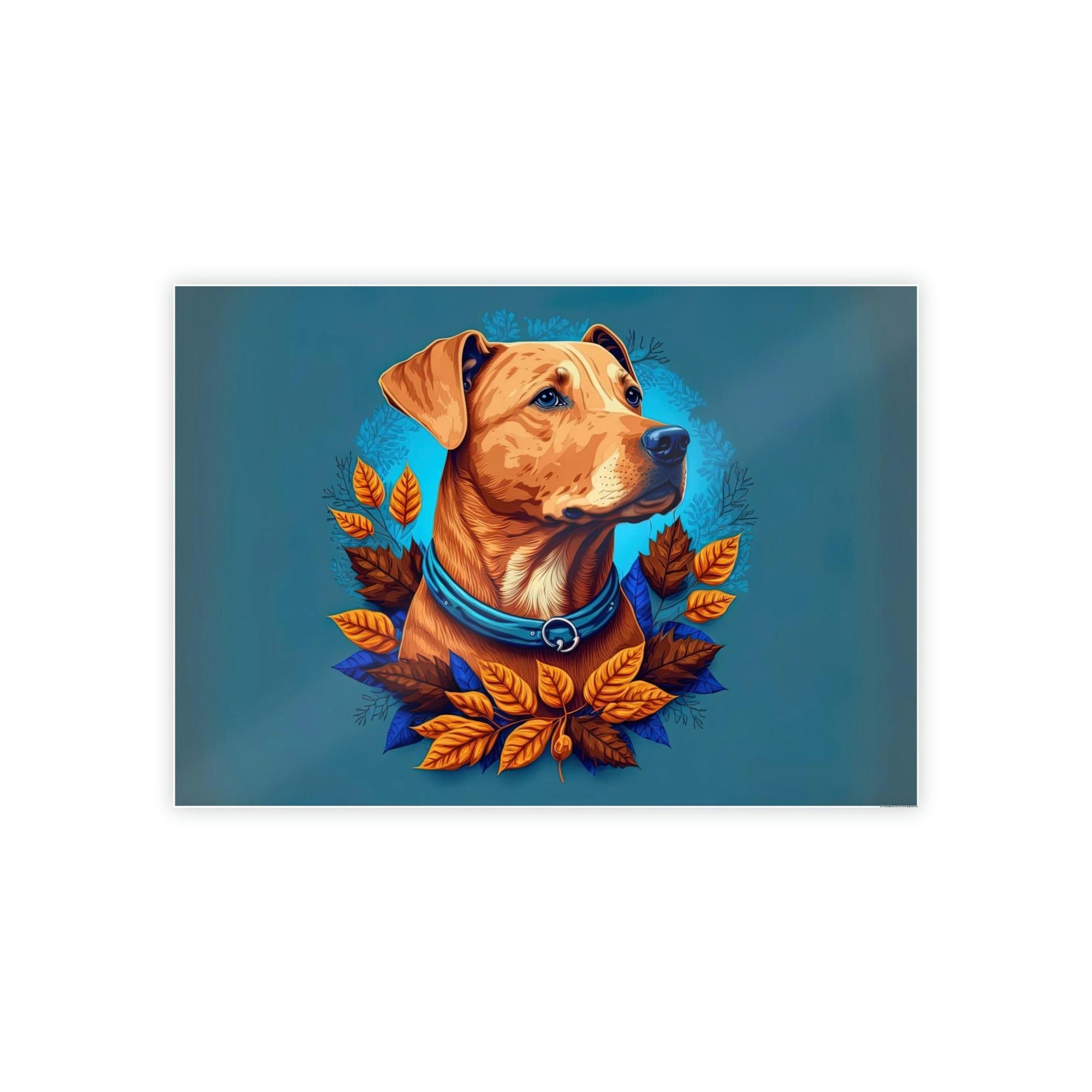 Dogs Puppy Love: Print on Canvas of Adorable Puppies on Framed Canvas