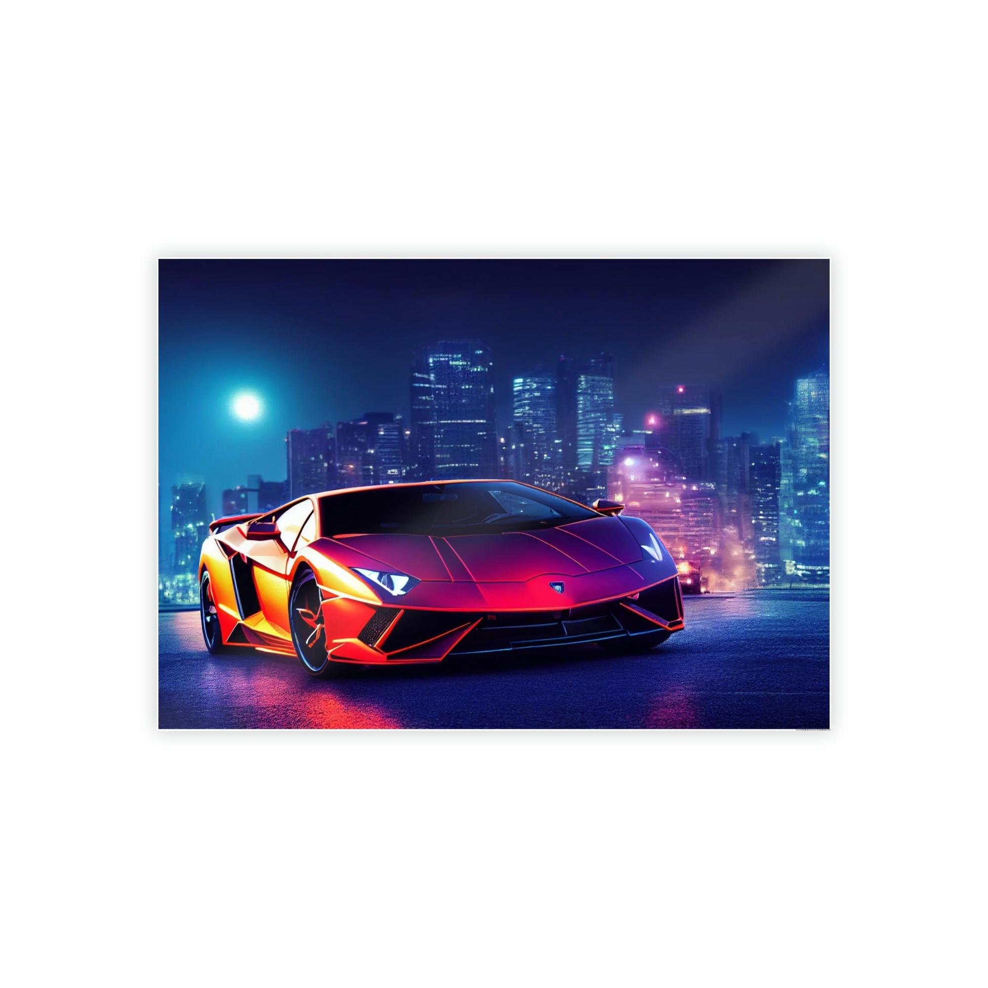 Lamborghini Racing Dreams: Lamborghini Art on Canvas & Poster
