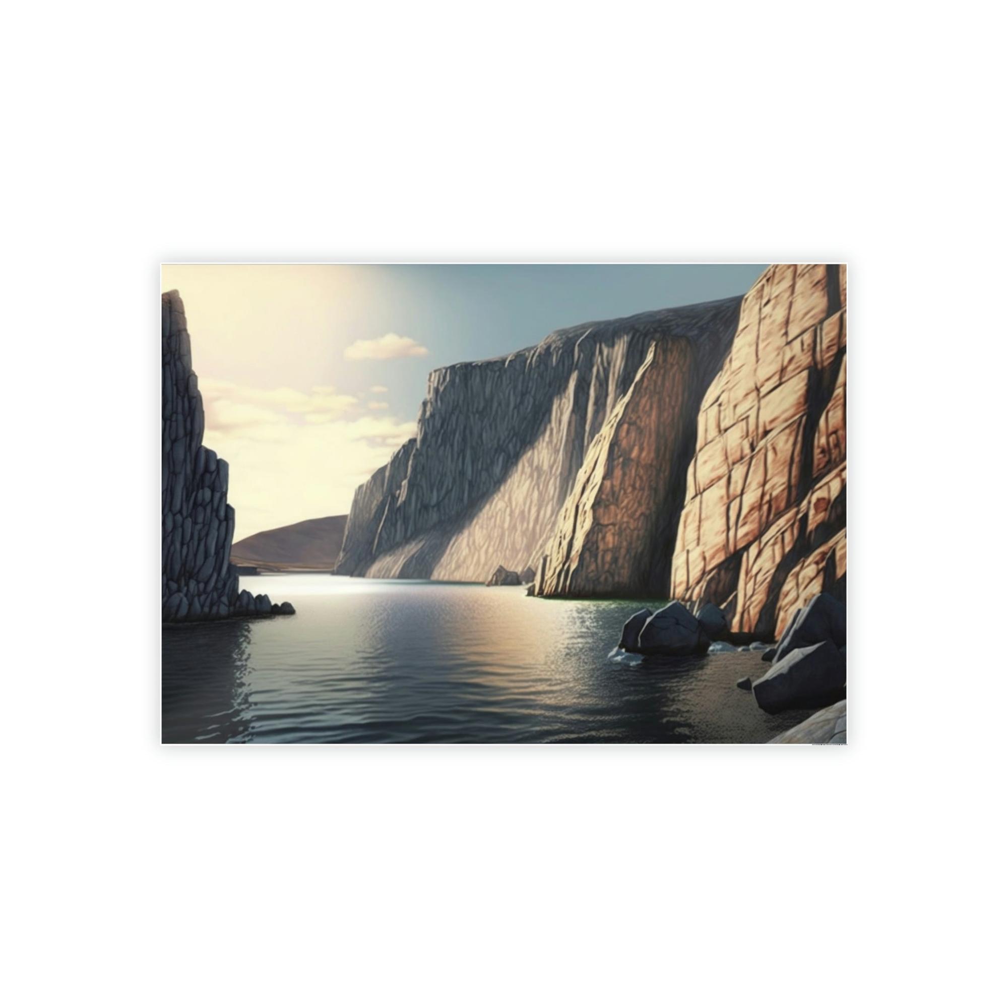 Cliffs Majestic Cliffs: Natural Canvas Wall Art with Scenic Beauty