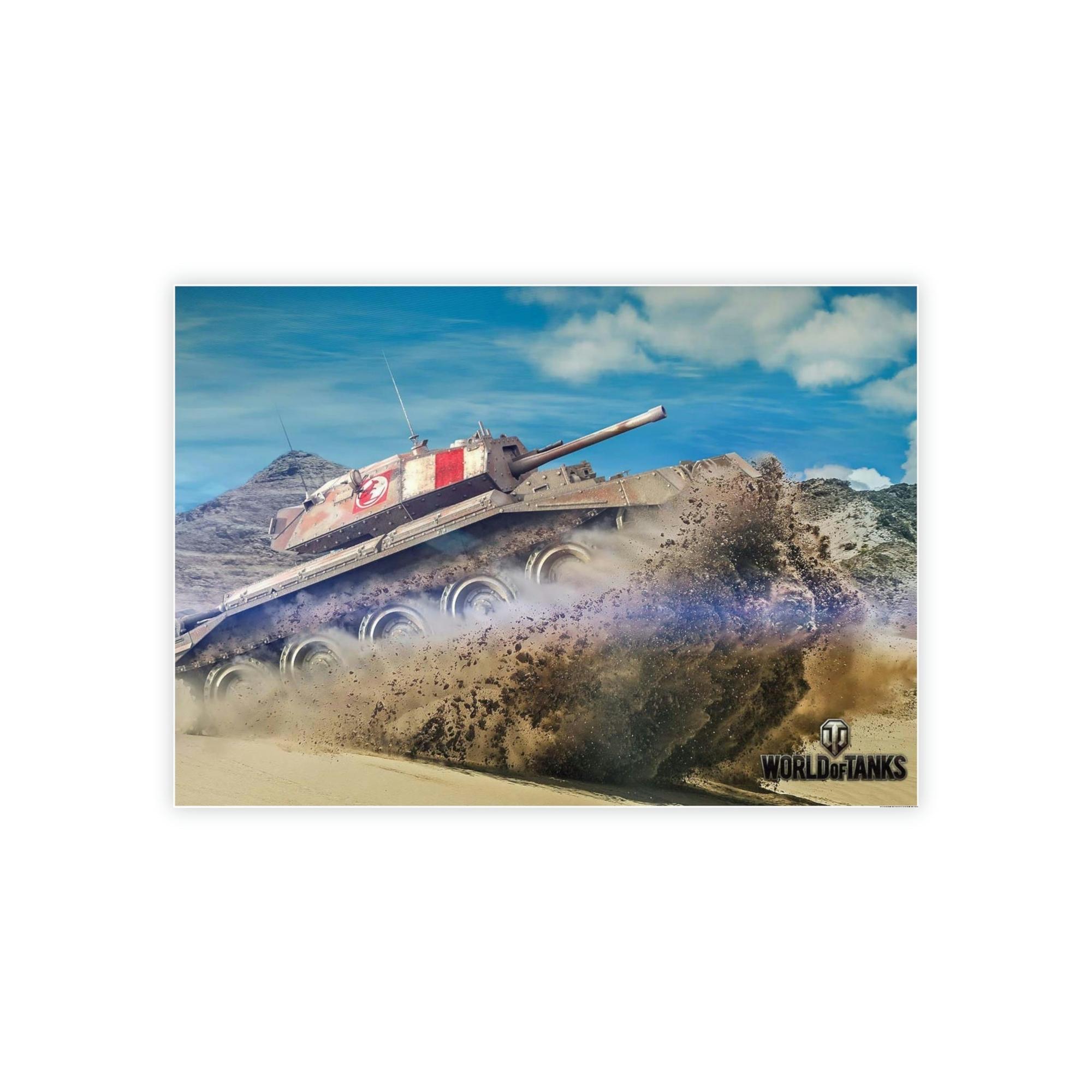 World Of Tanks Metal Warriors: Captivating World of Tanks Canvas & Poster Wall Art