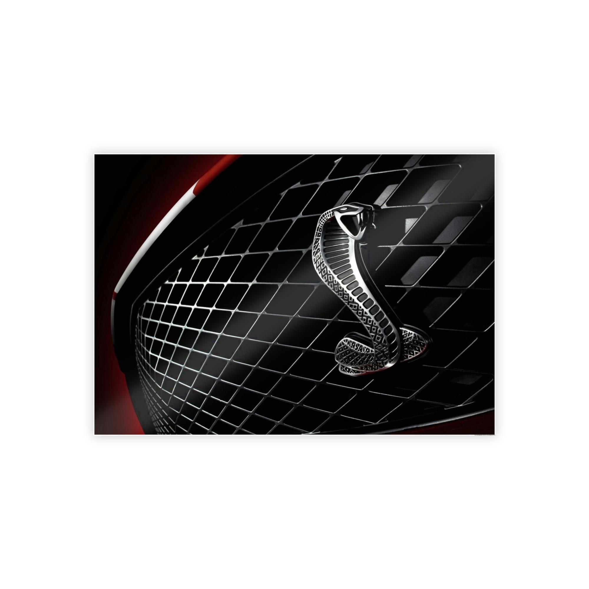 Mustang Sleek and Powerful: Mustang Sports Car Art on Canvas for Modern Interiors