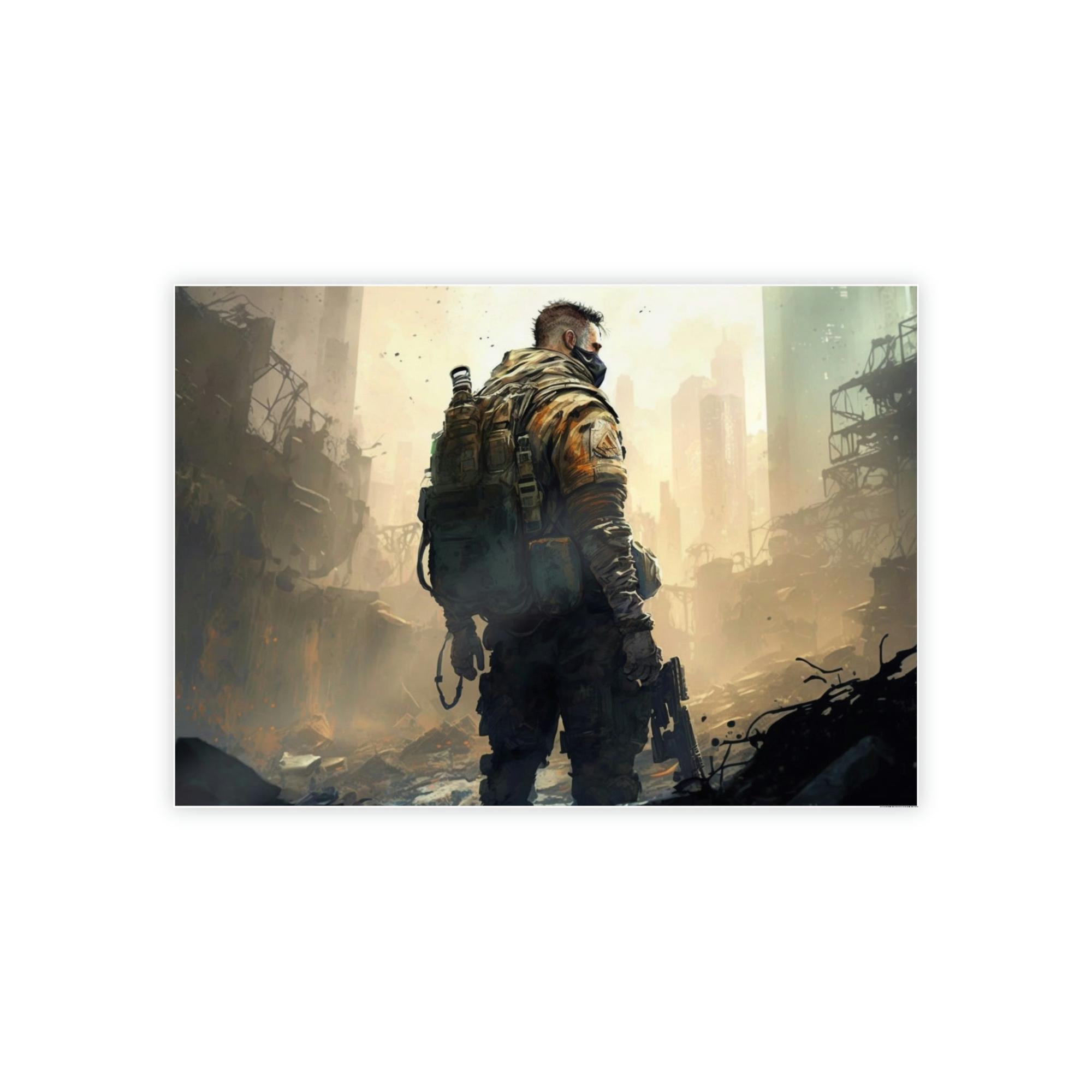 Call Of Duty Warzone Heroes: Natural Canvas and Print on Canvas Call of Duty Art