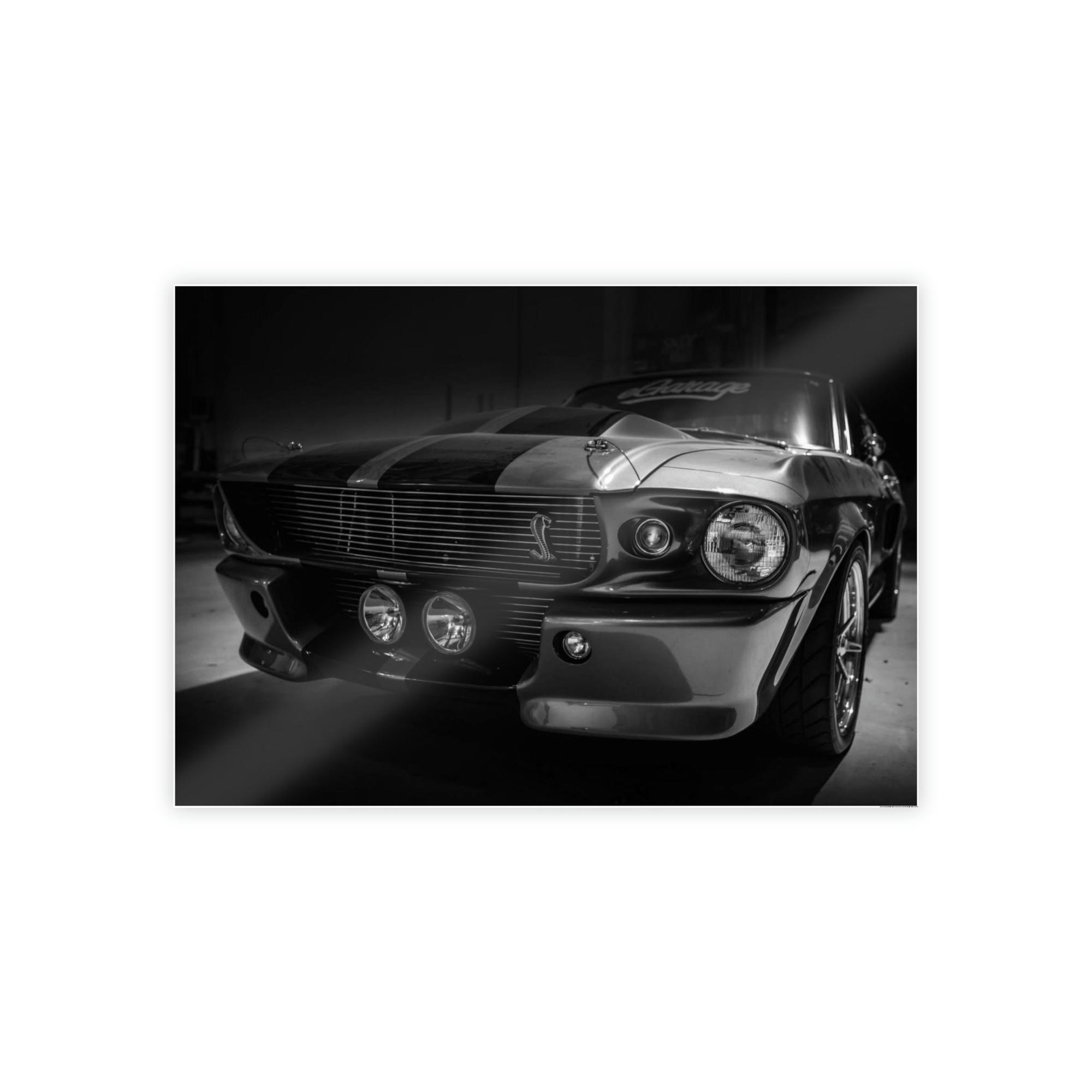Mustang Art of Velocity: Mustang Sports Car Art on Canvas for Auto Enthusiasts