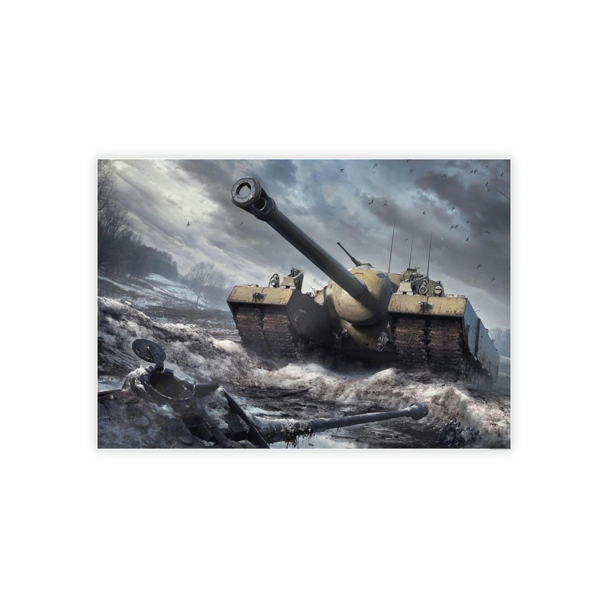 World Of Tanks The Art of Armored Warfare: Canvas & Poster Masterpiece from World of Tanks