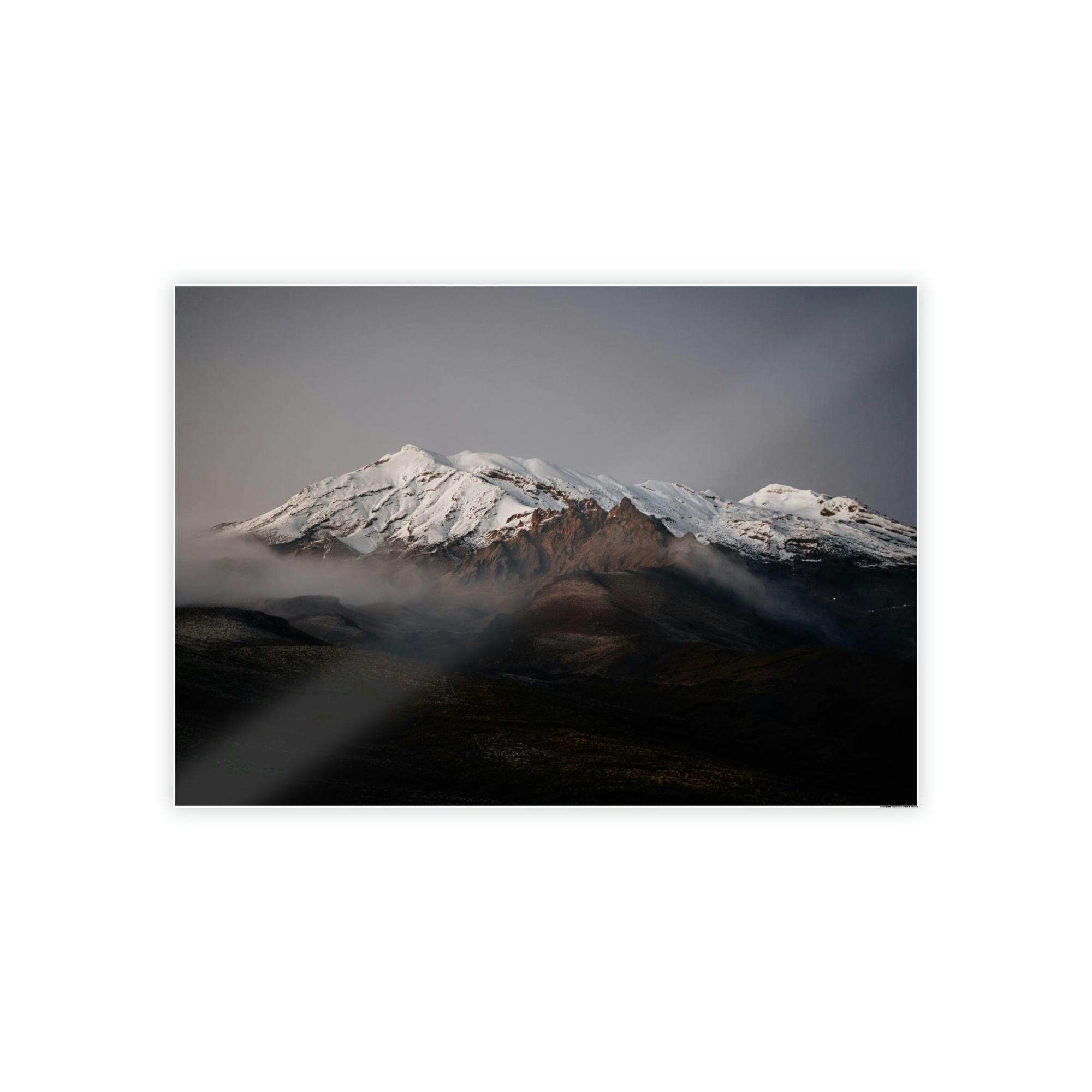 Mountains The Magnificence of Mountains: A Panoramic View on Canvas