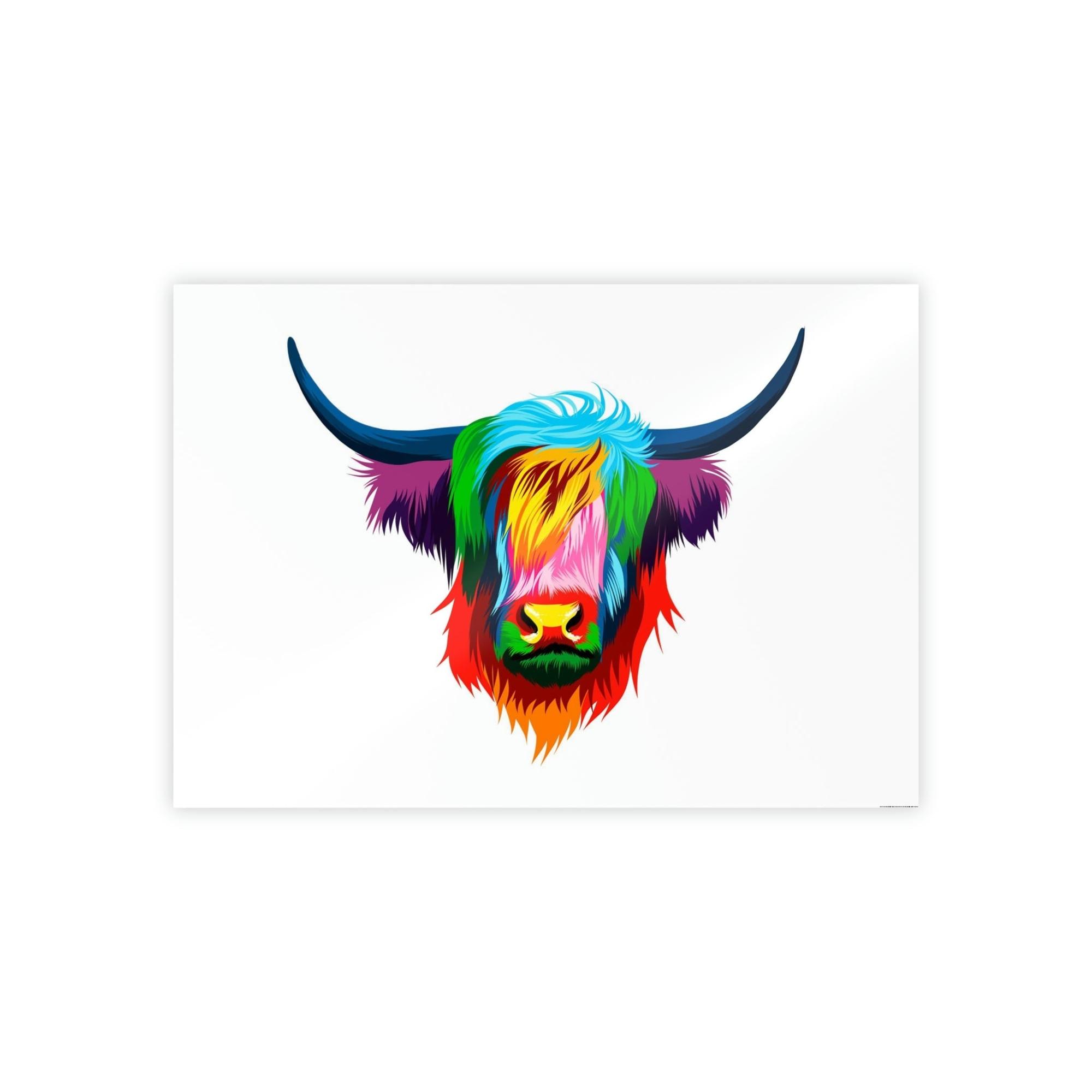 Cows Printed Delight: Cow Art for a Stunning Wall Art Centerpiece