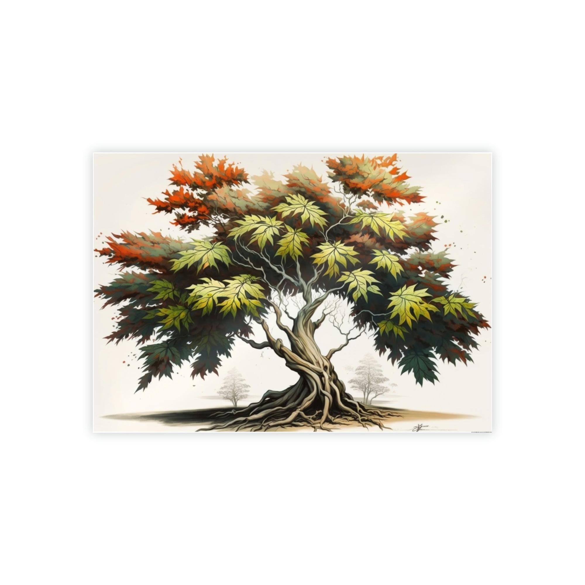 Maple Trees Rustling Leaves: A Maple Tree Symphony