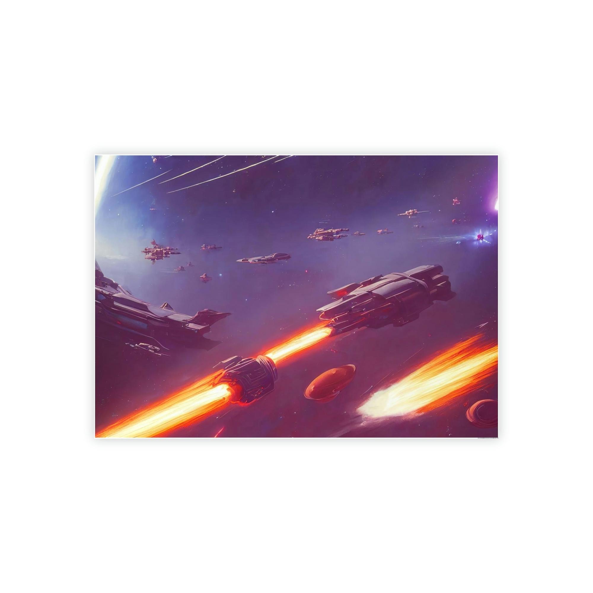 Star Wars The Empire Strikes Back: Classic Star Wars Wall Art on Framed Poster & Canvas