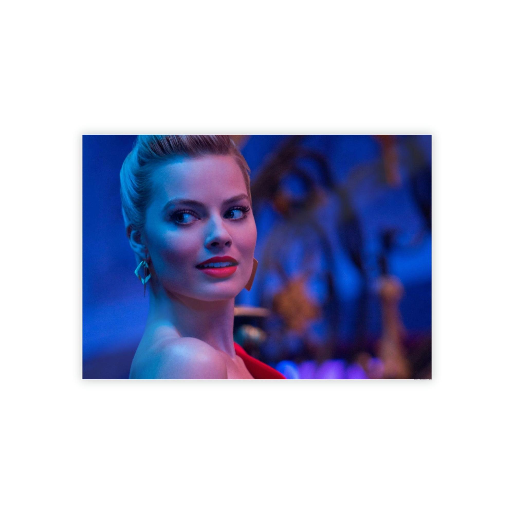 Celebrities Glamorous Hollywood Nights: Celebrity Portrait on Framed Canvas